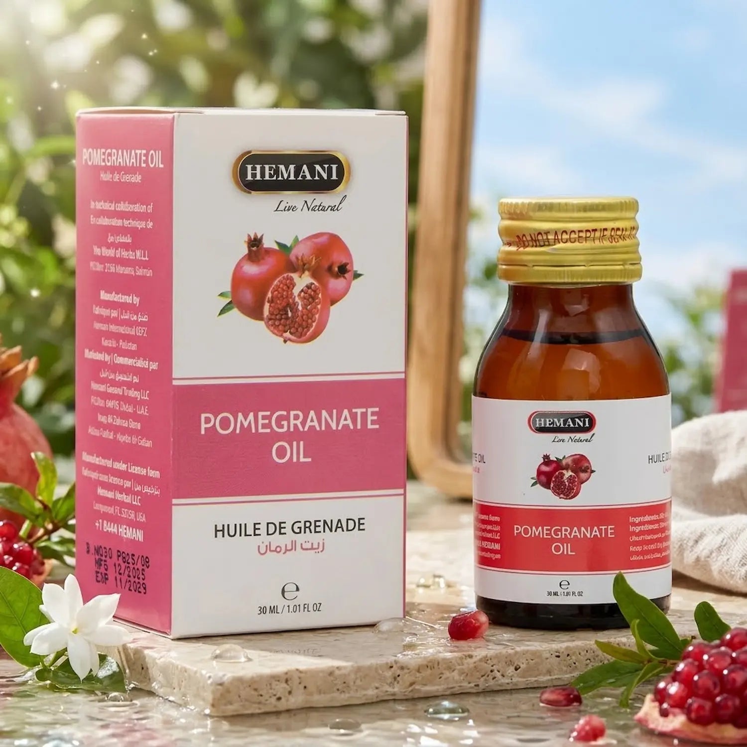 Herbal Oil 30ml - Pomegranate