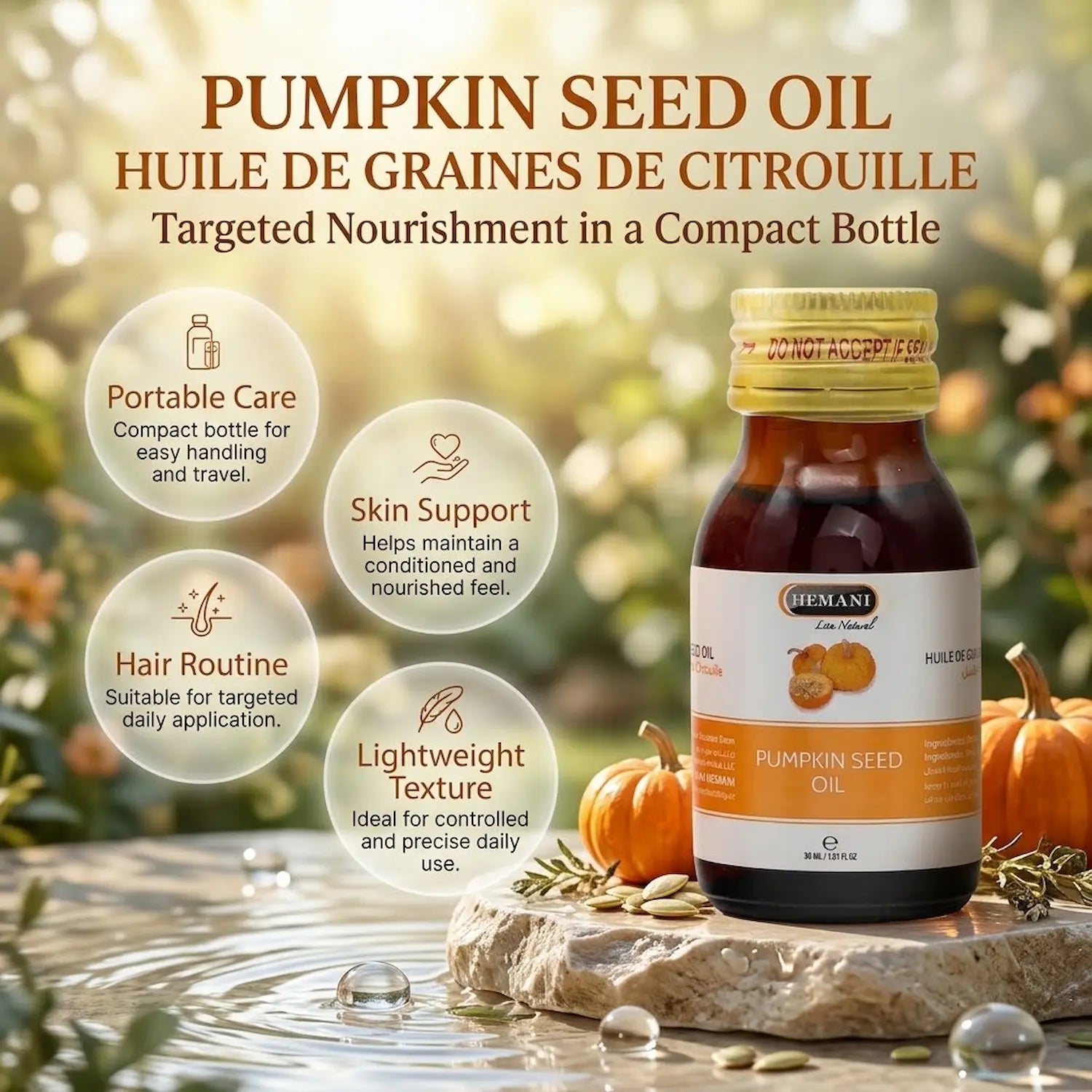 Herbal Oil 30ml - Pumpkin
