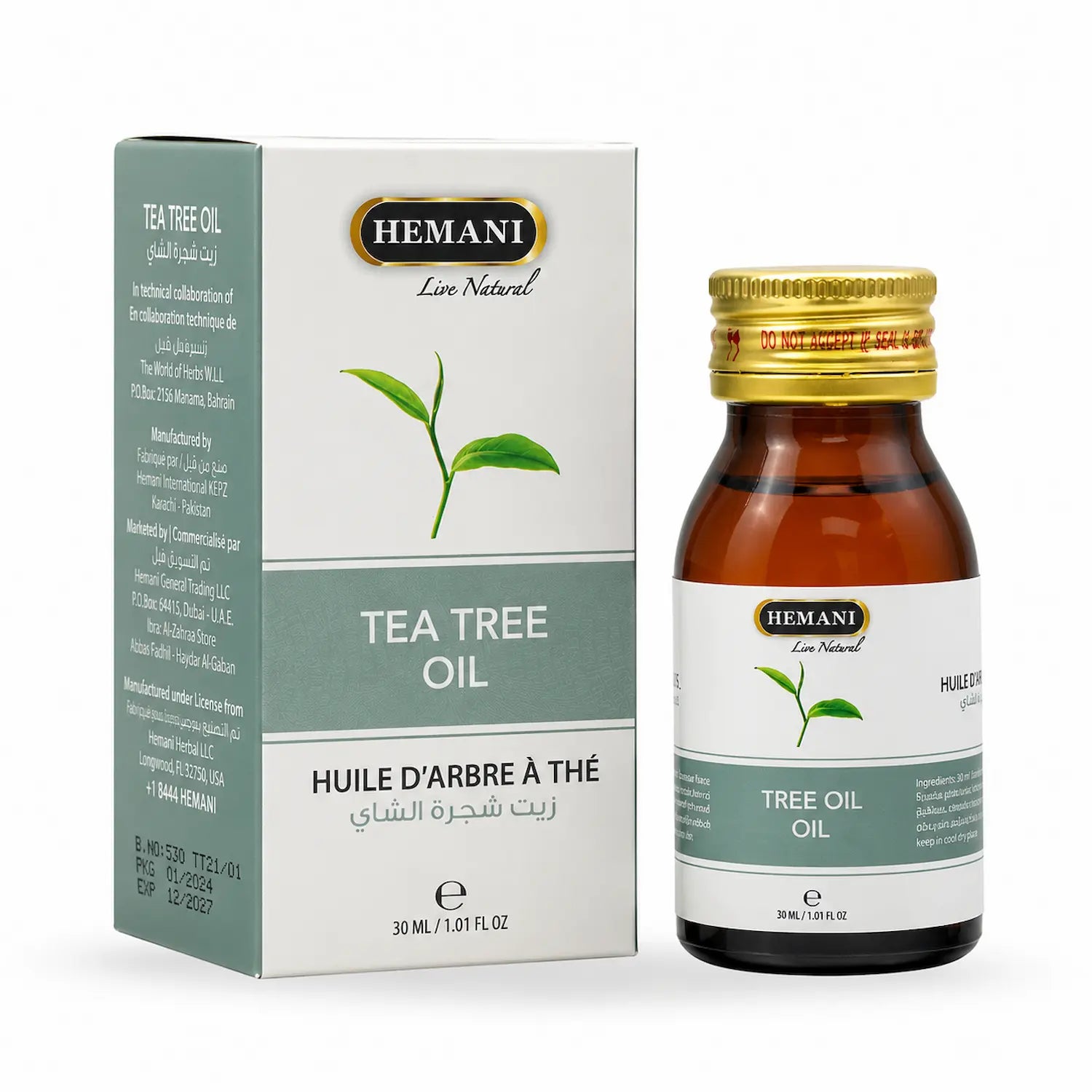 Herbal Oil 30ml - Tea Tree