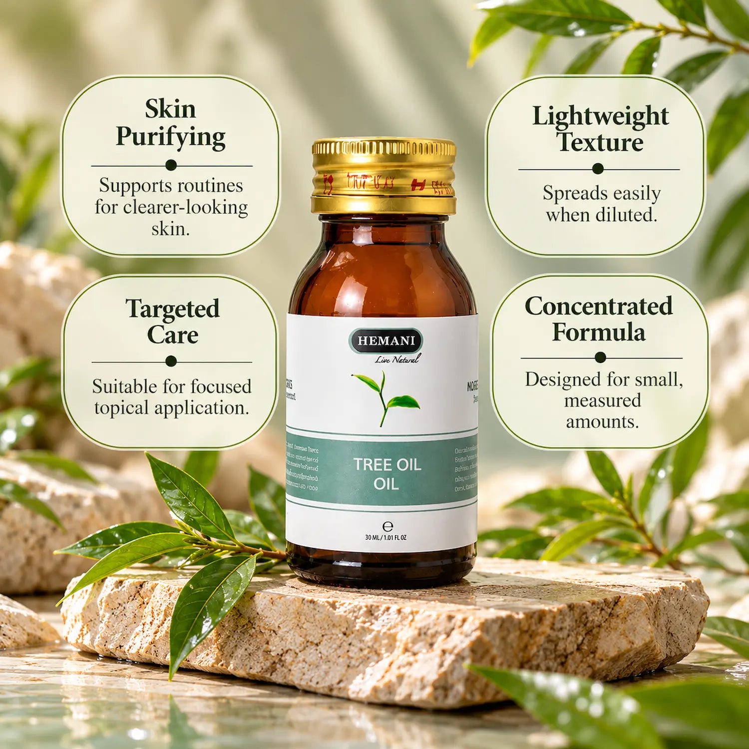 Herbal Oil 30ml - Tea Tree