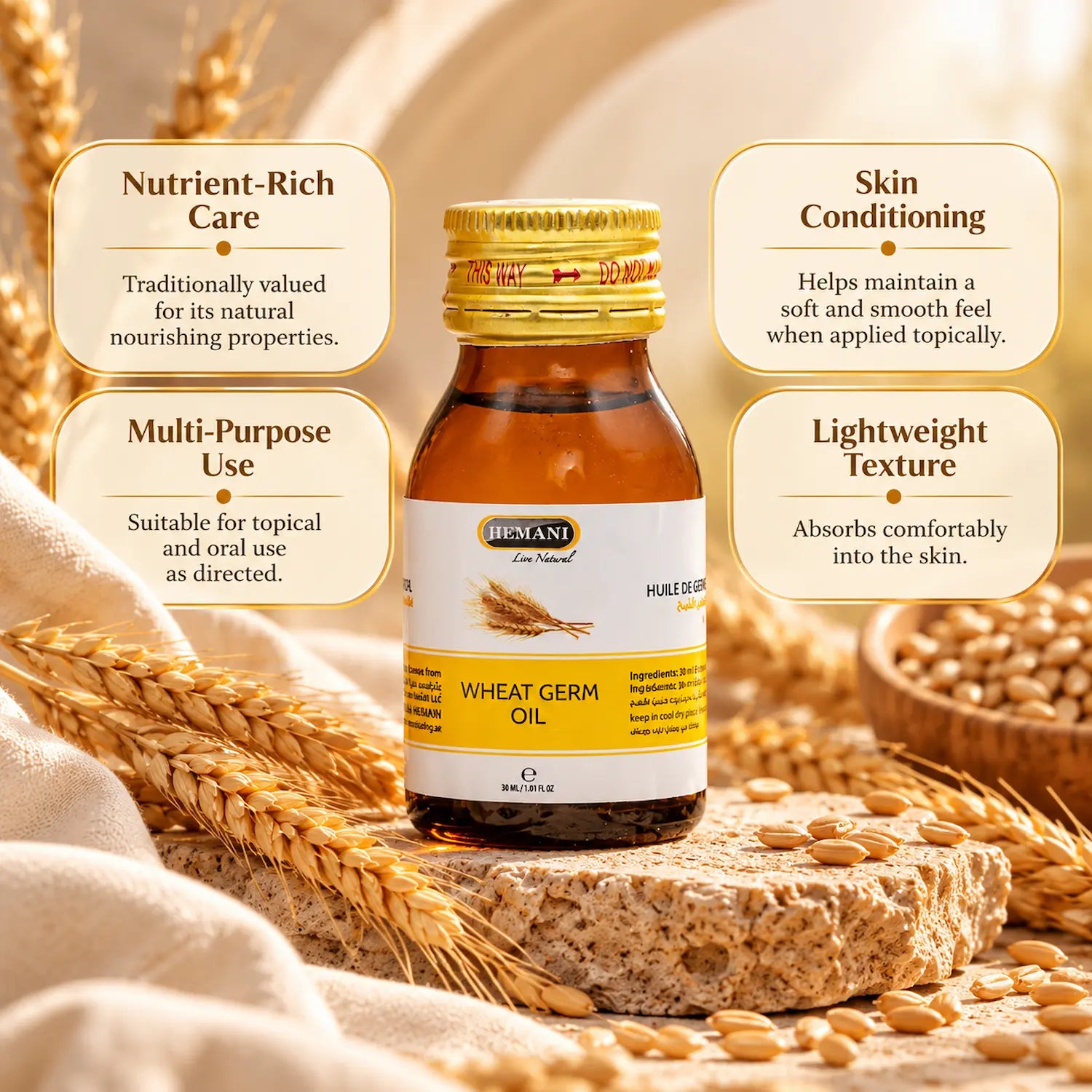 Herbal Oil 30ml - Wheat Germ