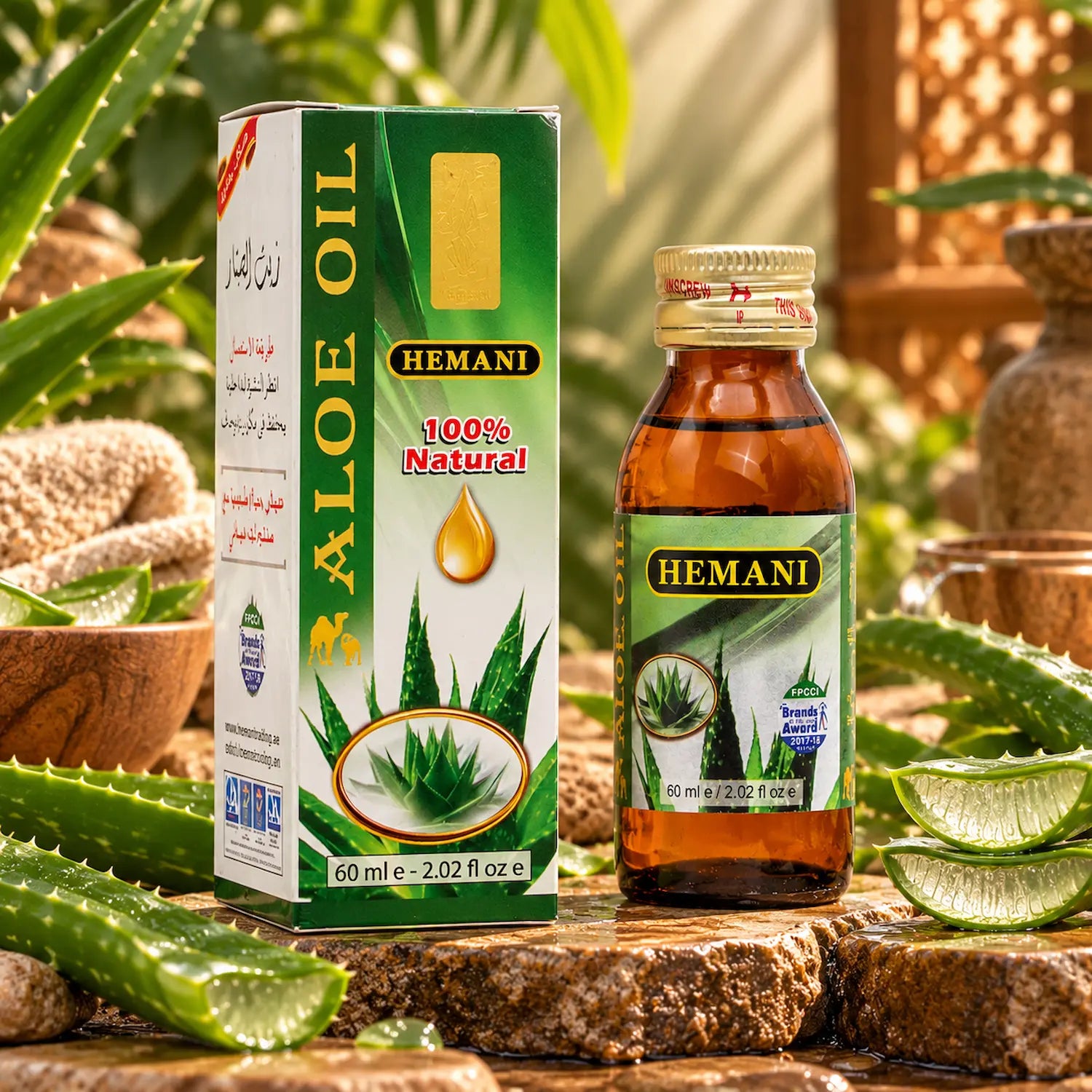 Herbal Oil 60ml - Aloe Vera