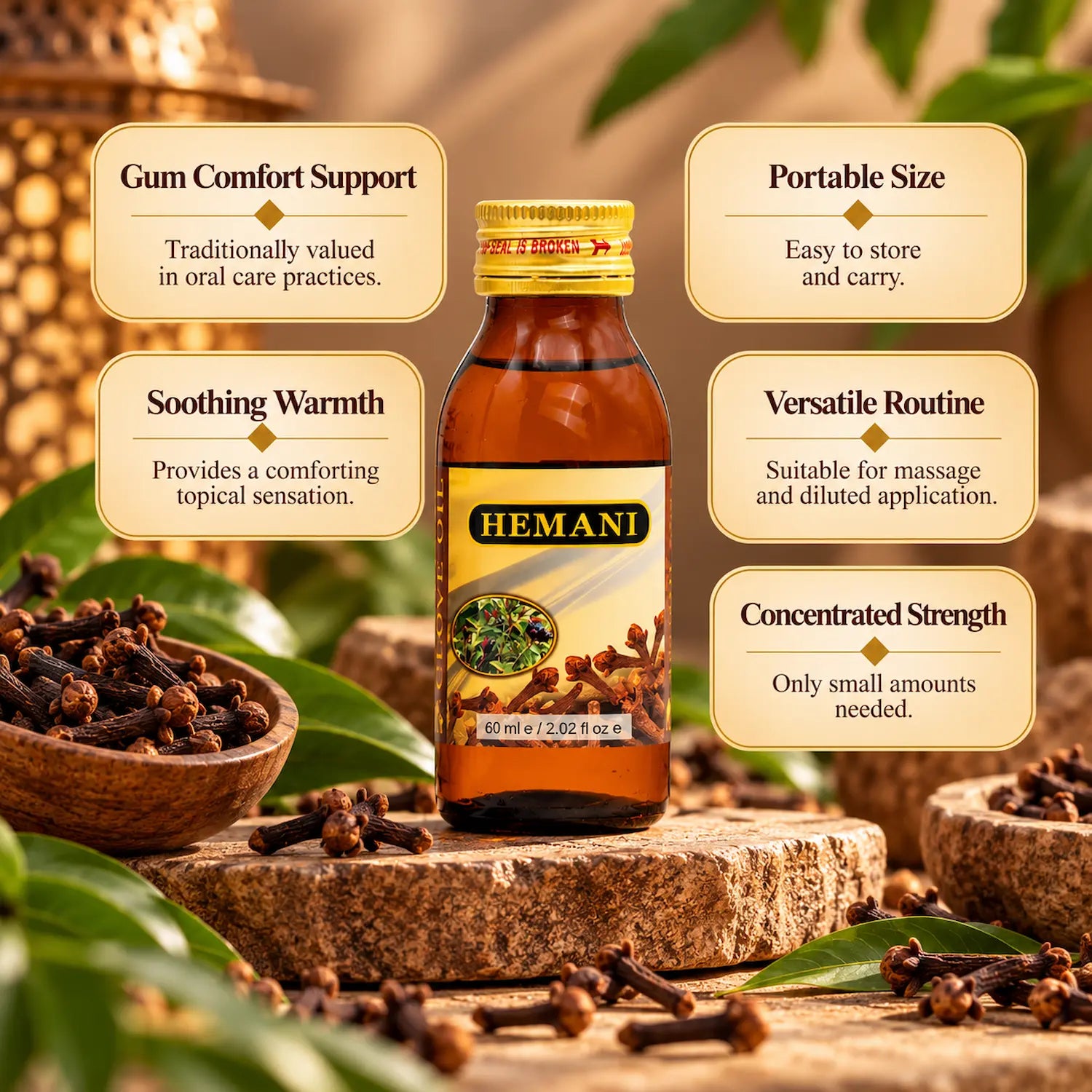 Herbal Oil 60ml - Clove