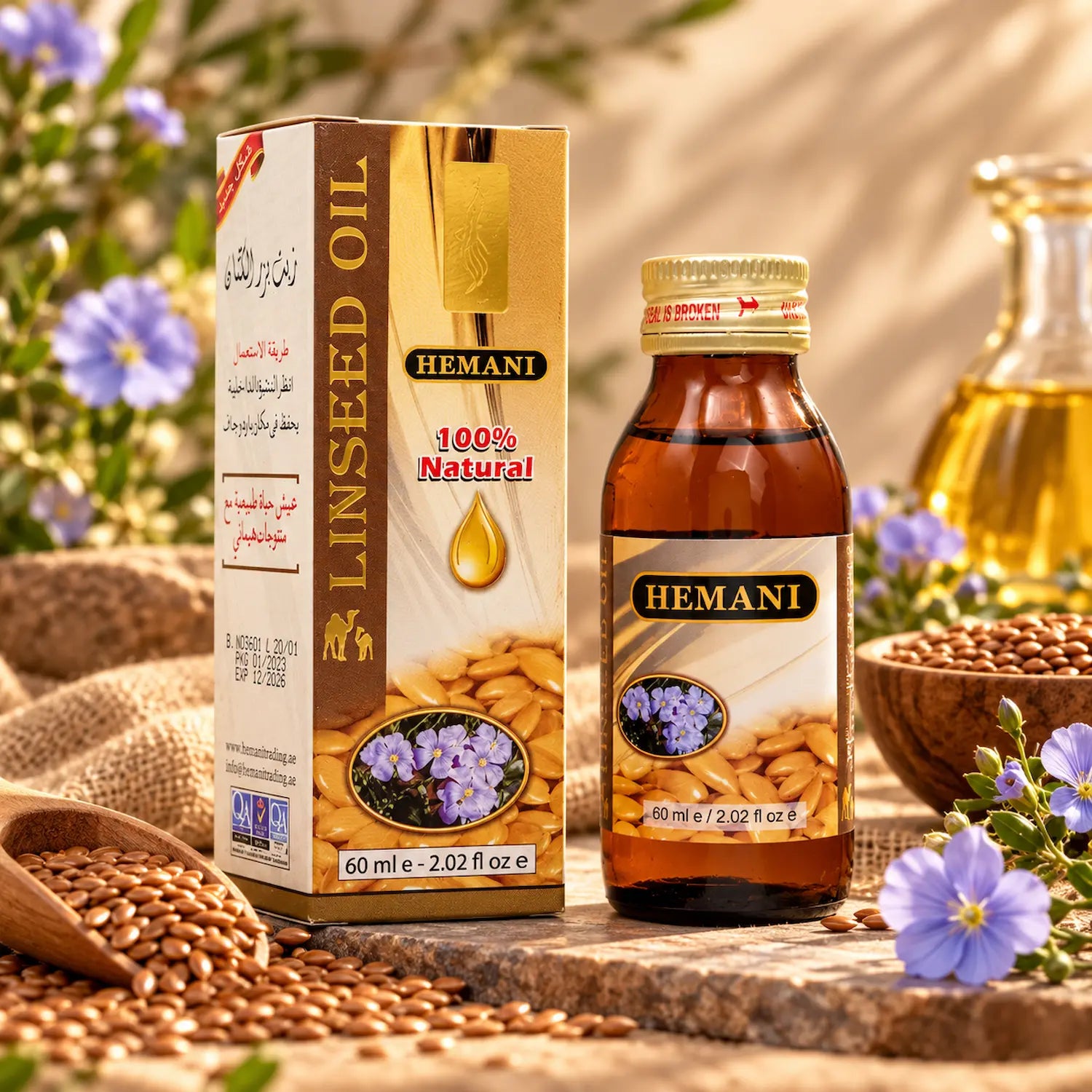 Herbal Oil 60ml - Linseed