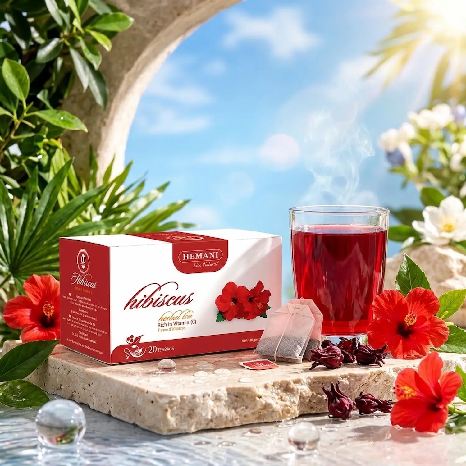 Hibiscus Herbal Tea - 20 Tea Bags