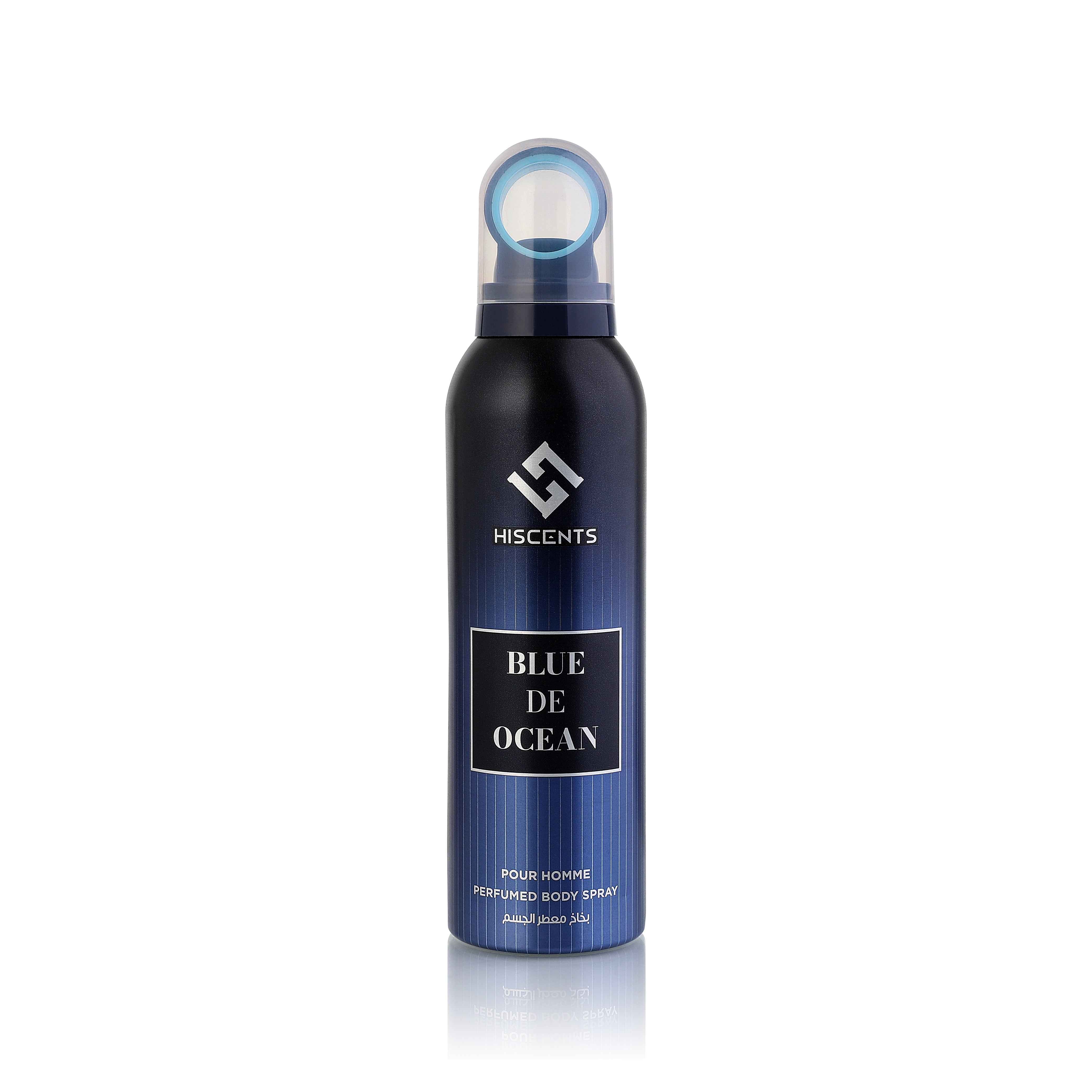 Hiscents Blue De Ocean Body Spray 200ml