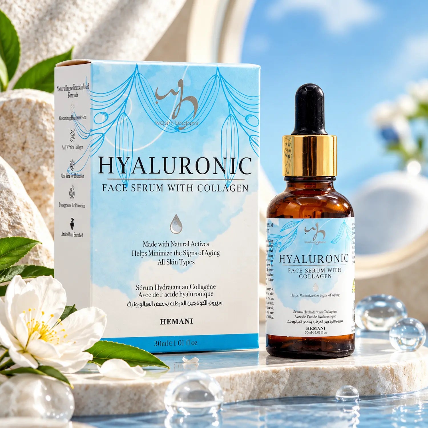 Hyaluronic Face Serum with Collagen 30ml