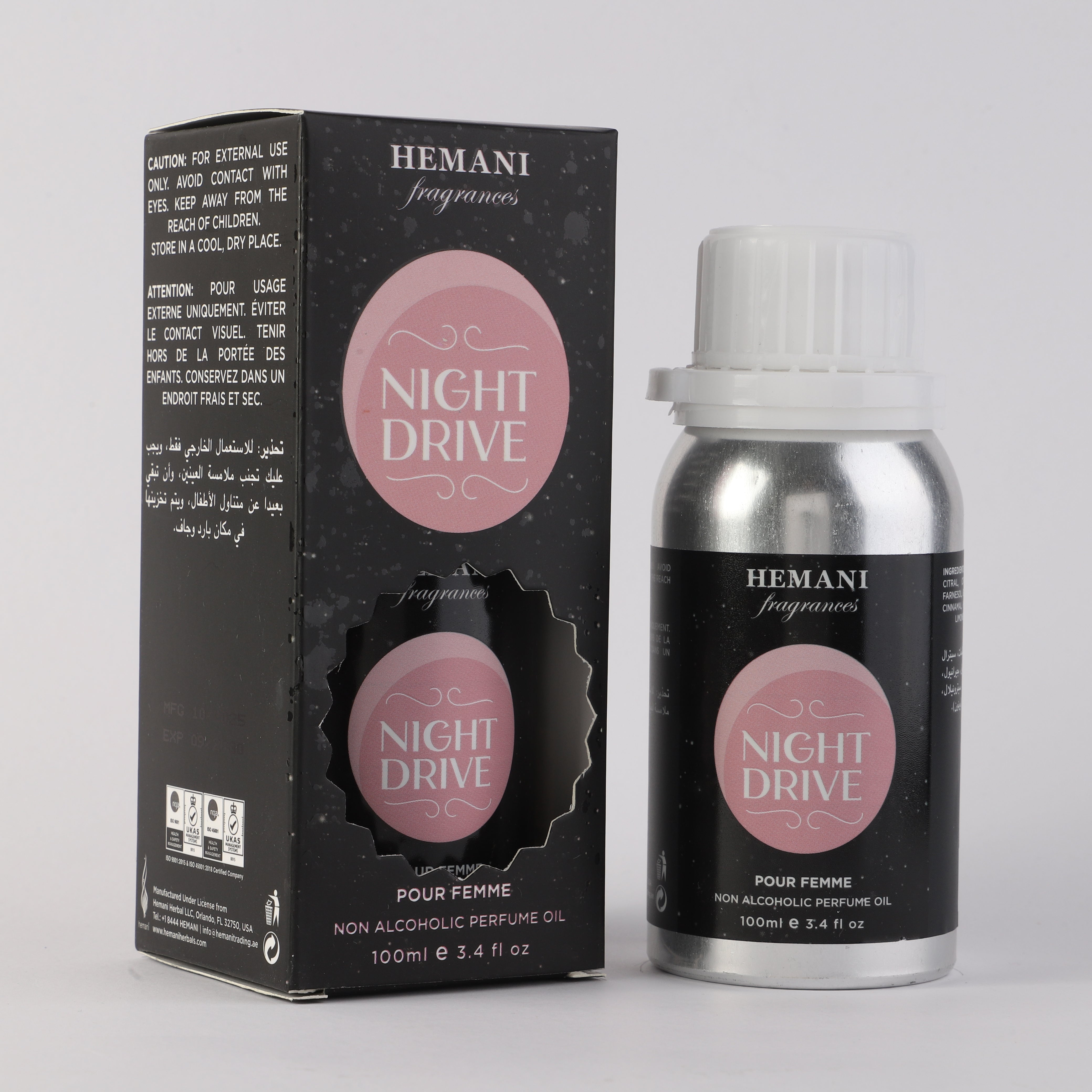 Night Drive Concentrated Perfume Oil – 100ml