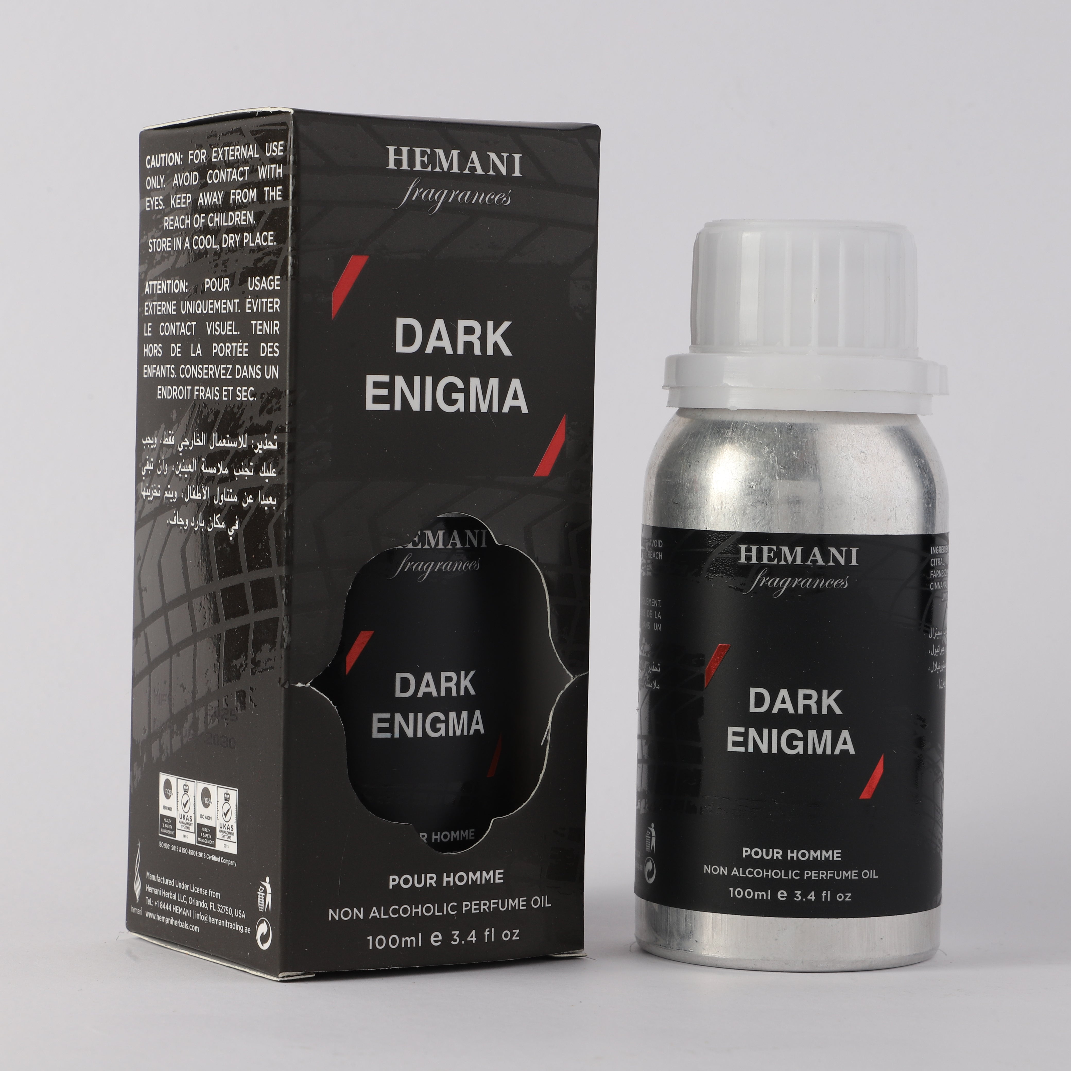 Dark Enigma Concentrated Perfume Oil – 100ml