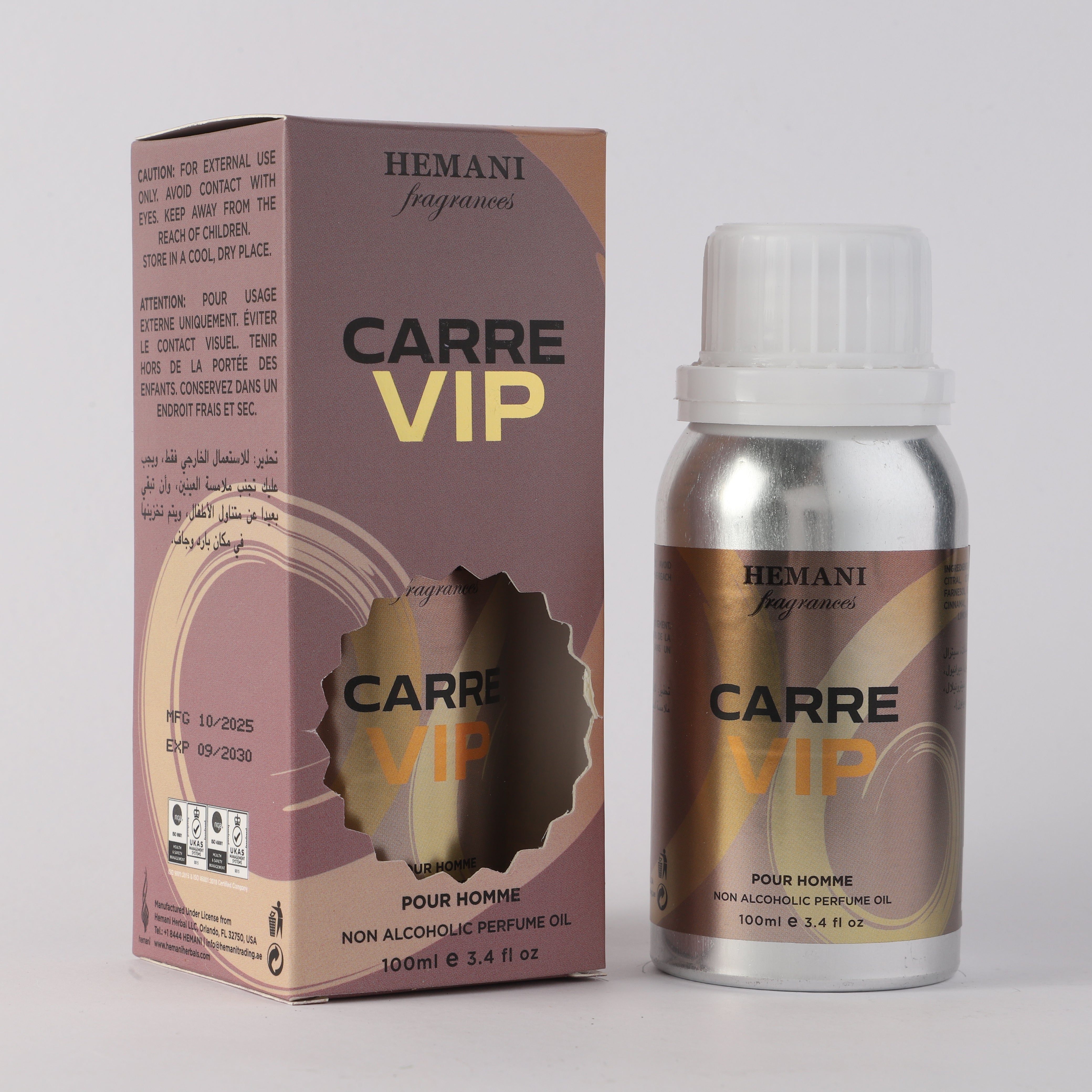 Carre Vip Concentrated Perfume Oil – 100ml