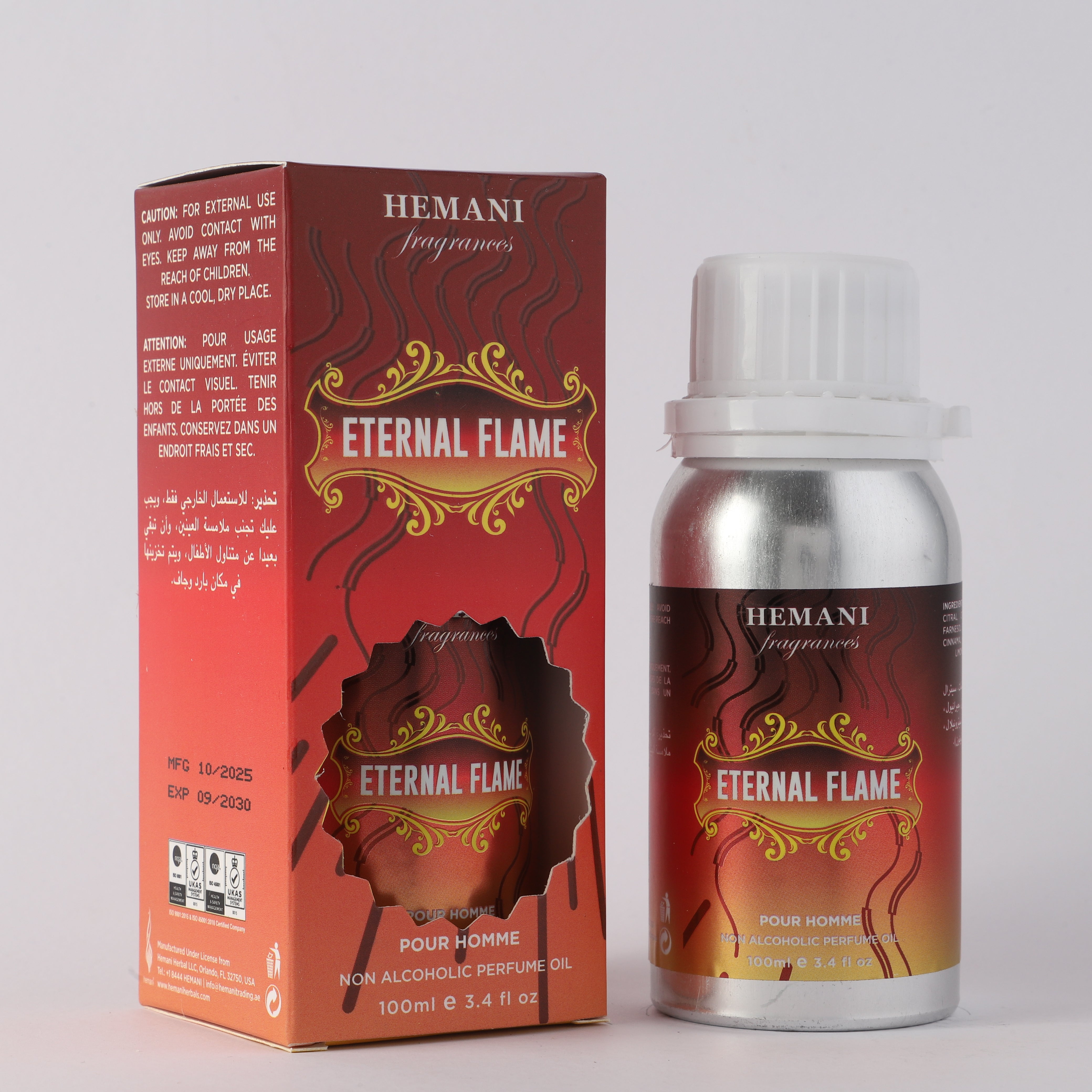 Eternal Flame Concentrated Perfume Oil – 100ml