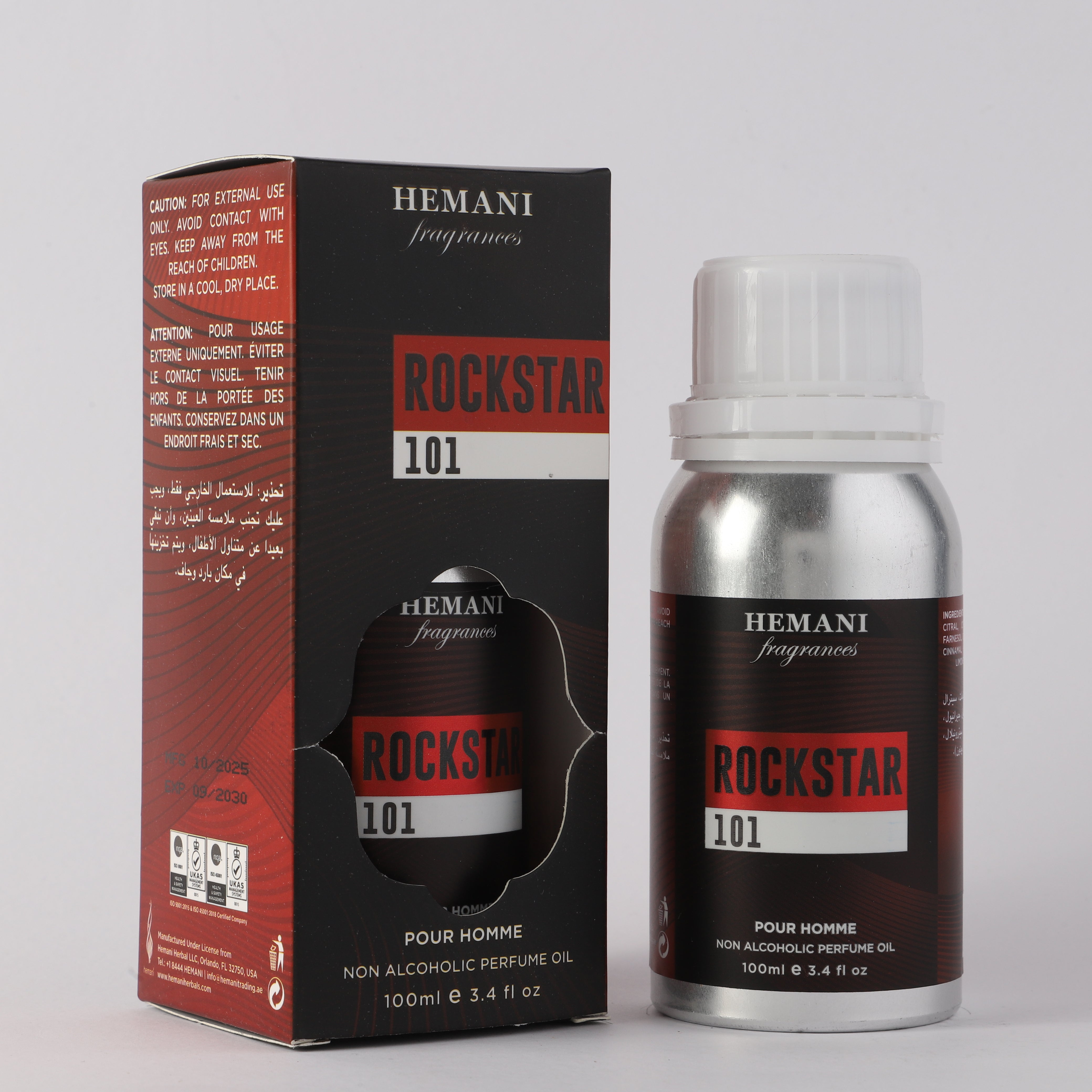 Rockstar 101 Concentrated Perfume Oil – 100ml