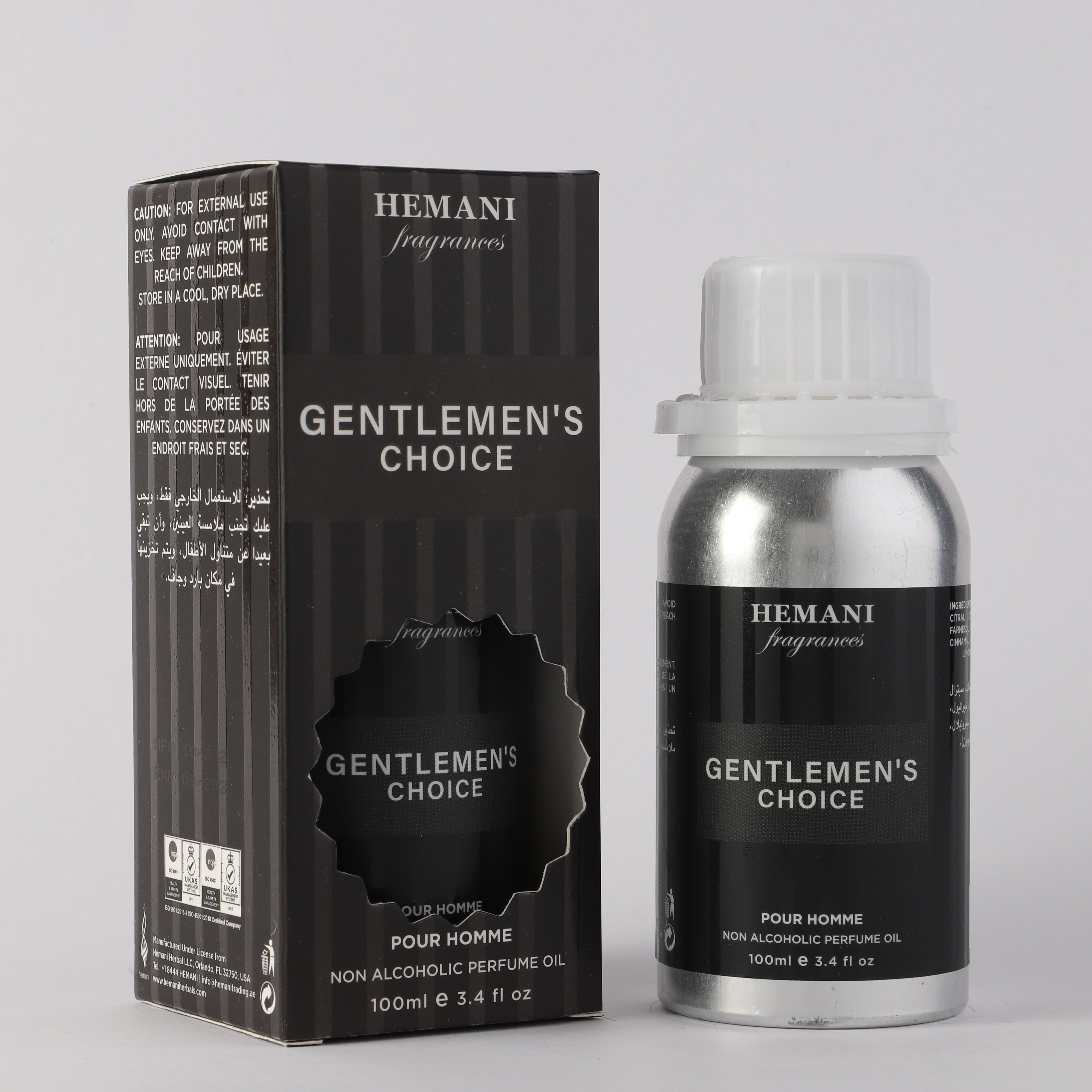 Gentlemen Choice Concentrated Perfume Oil – 100ml