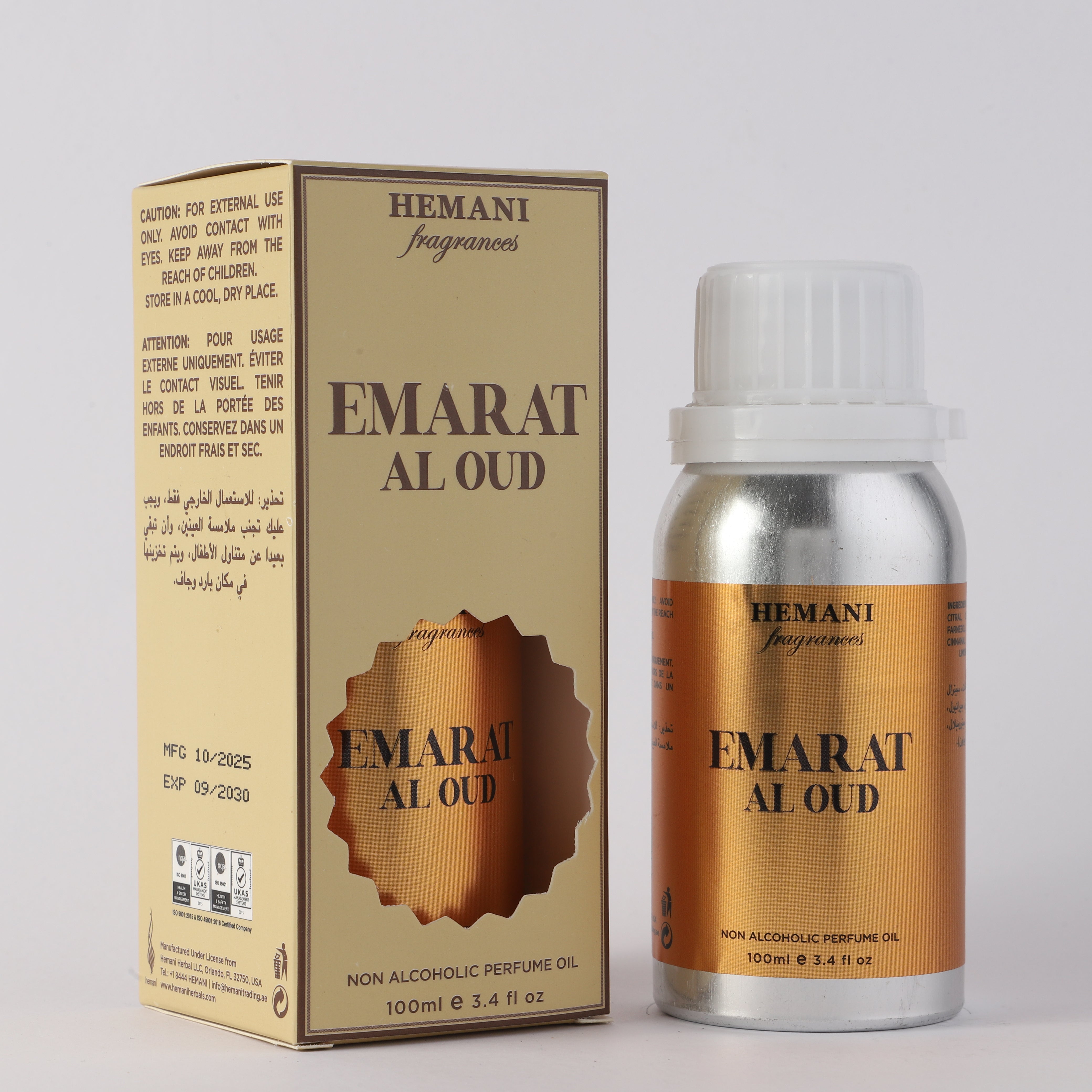 Emarat Al Oud Concentrated Perfume Oil – 100ml