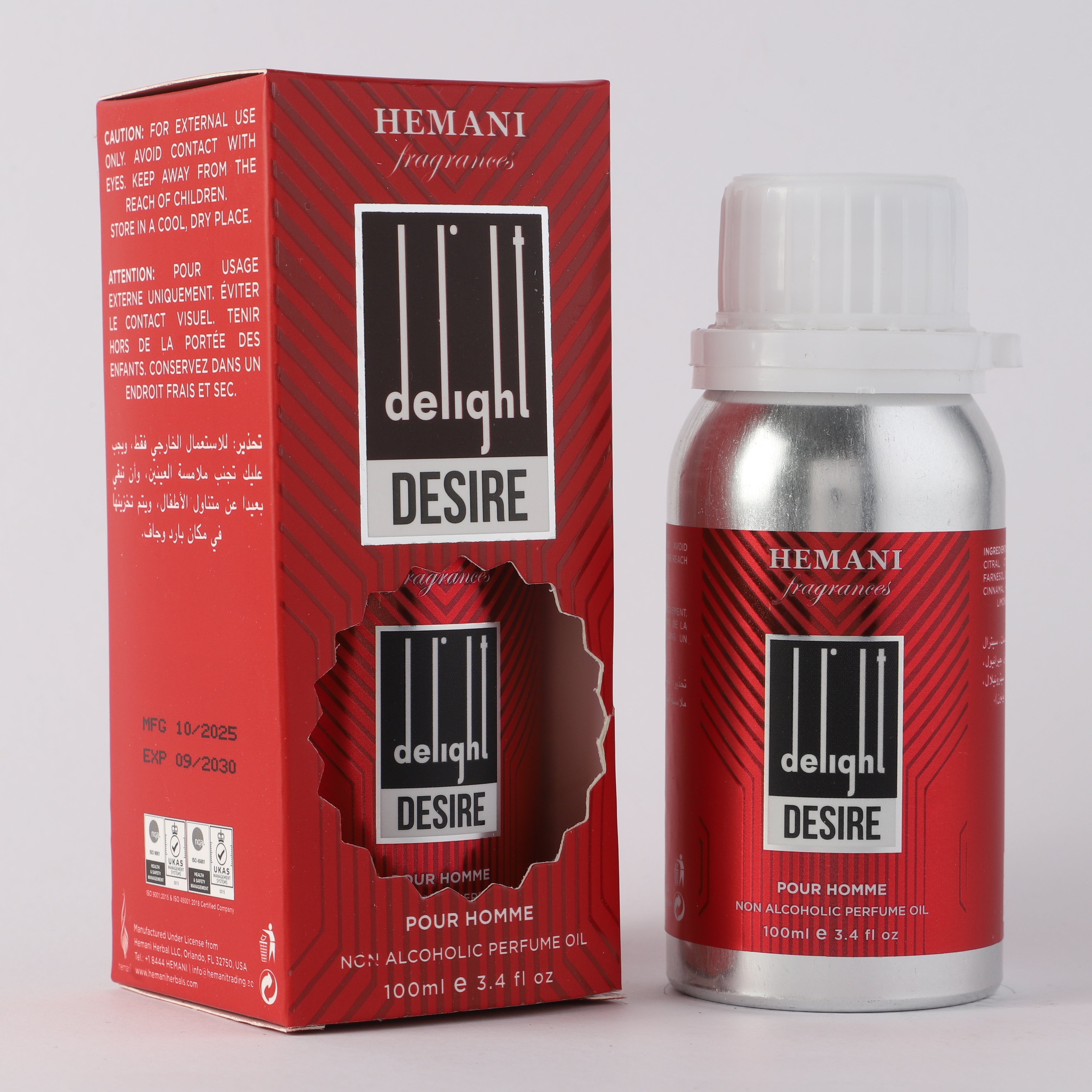 Delight Desires Concentrated Perfume Oil – 100ml