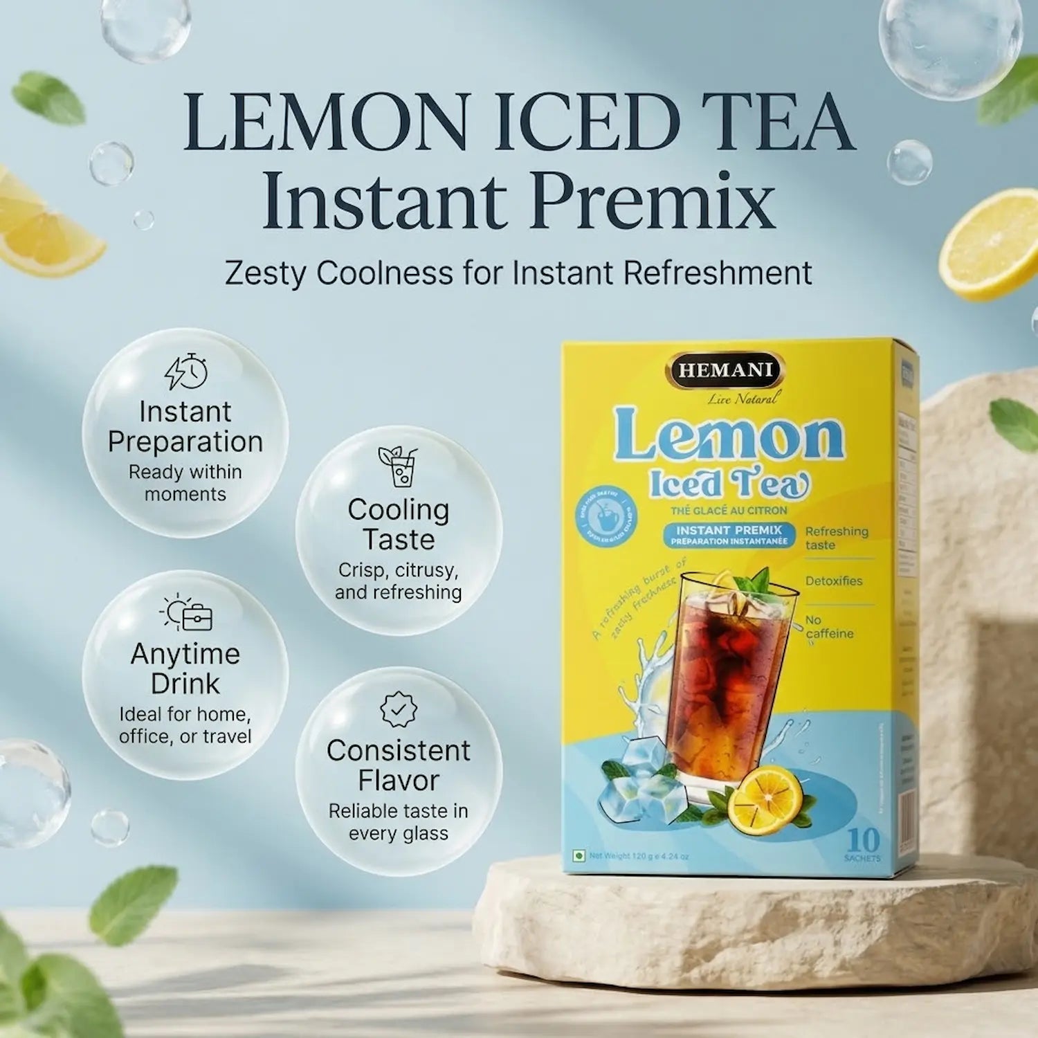 Lemon Iced Tea Instant Premix - 120g