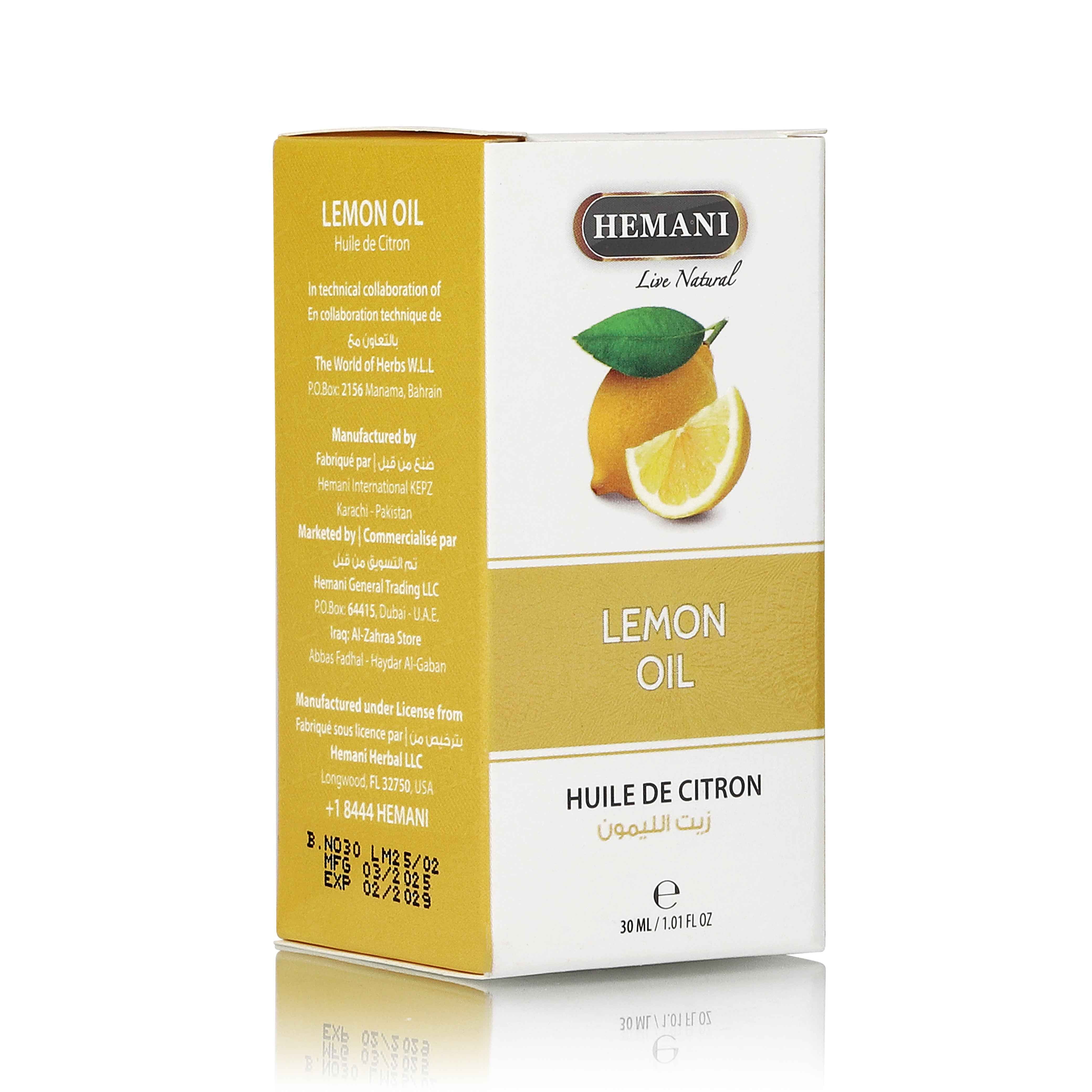 Herbal Oil 30ml - Lemon