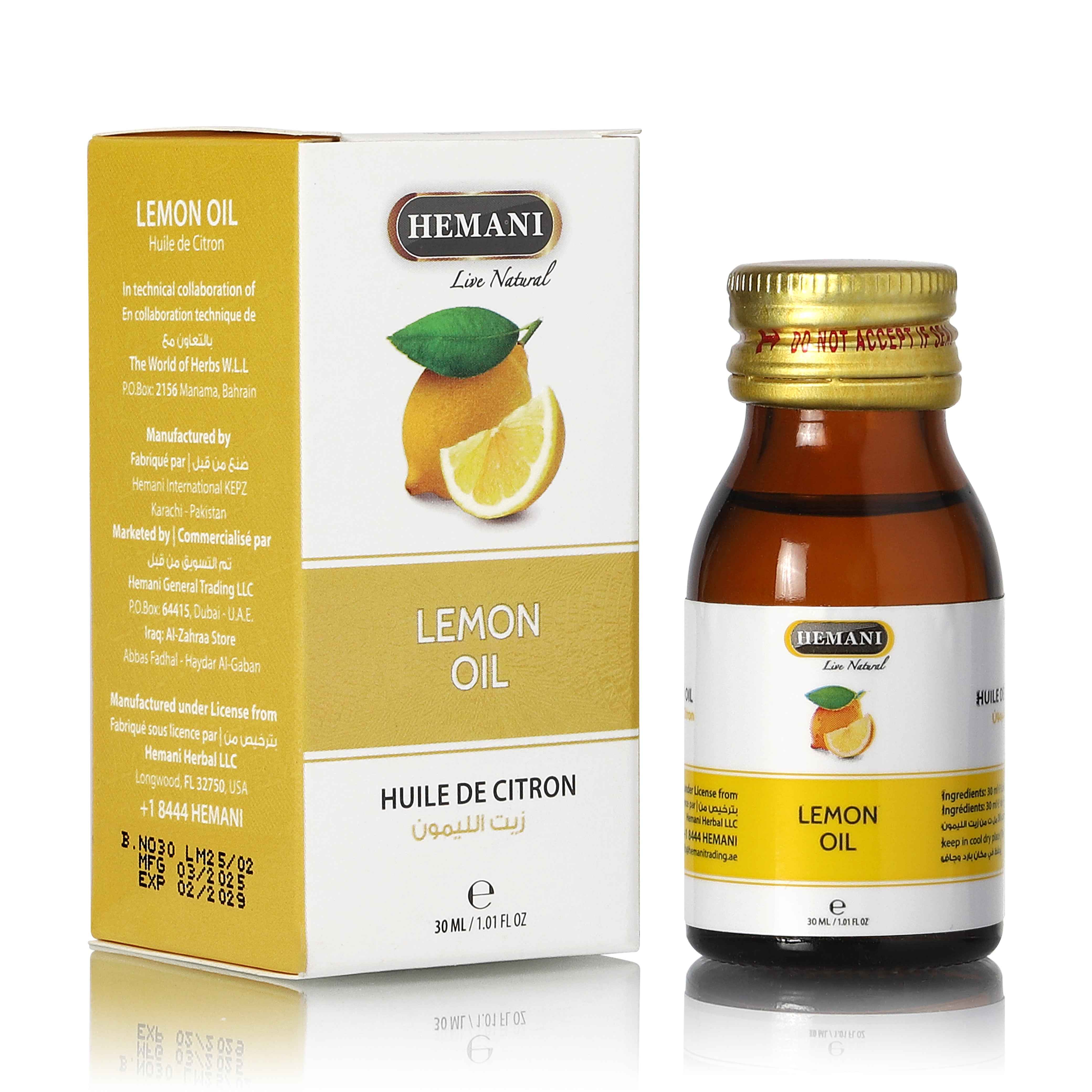 Herbal Oil 30ml - Lemon