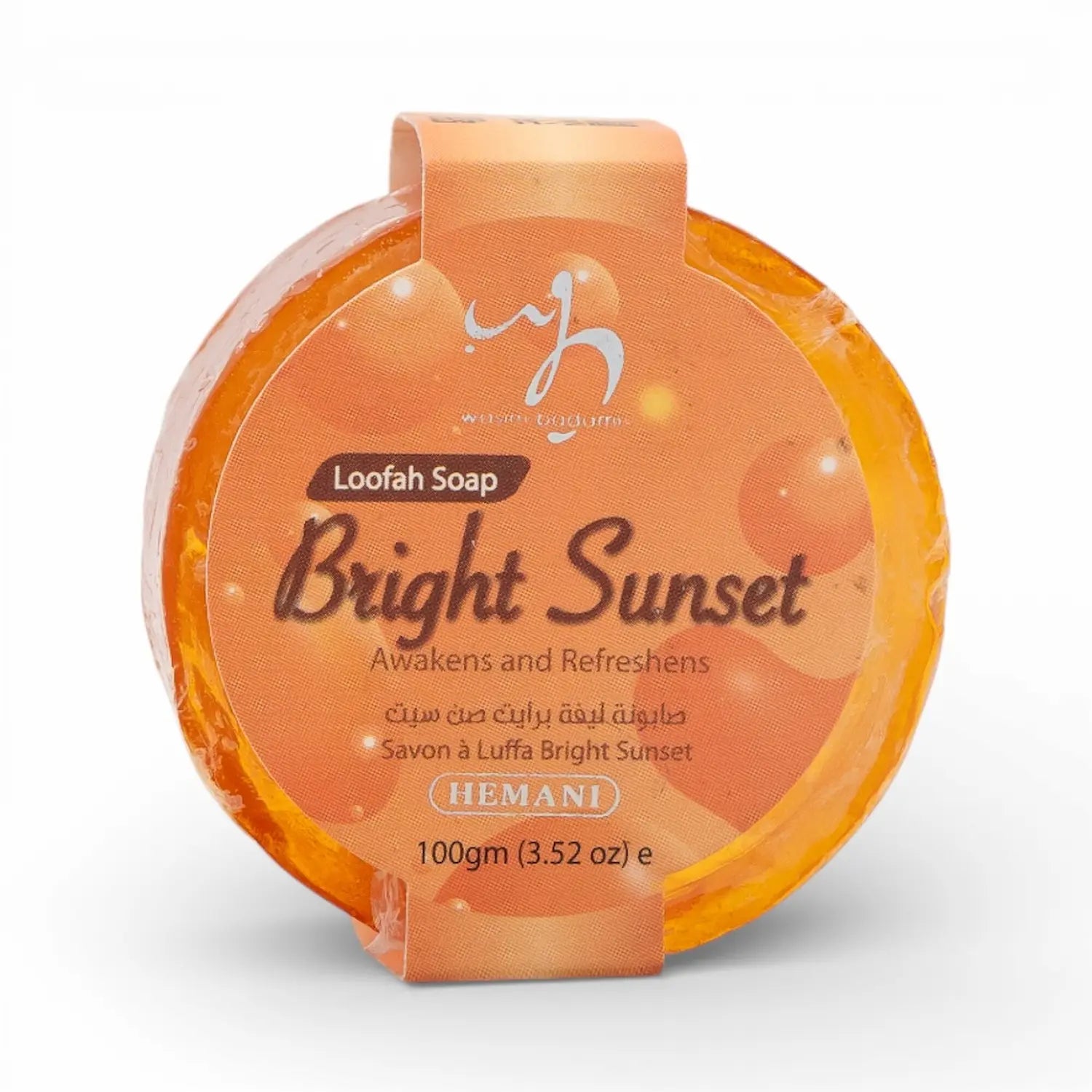 Loofah Soap - Bright Sunset 100g
