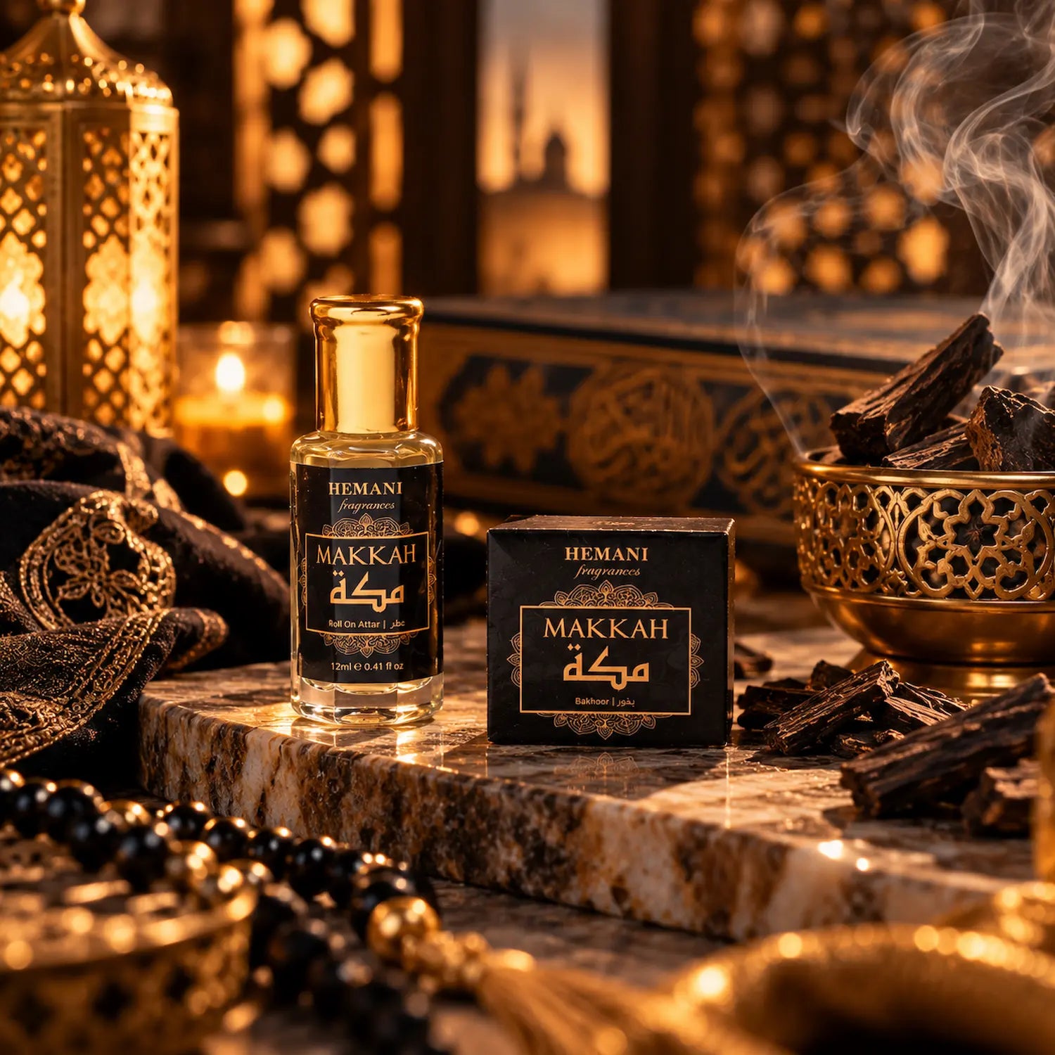 Makkah Gift Set 2in1 - Attar & Bakhoor