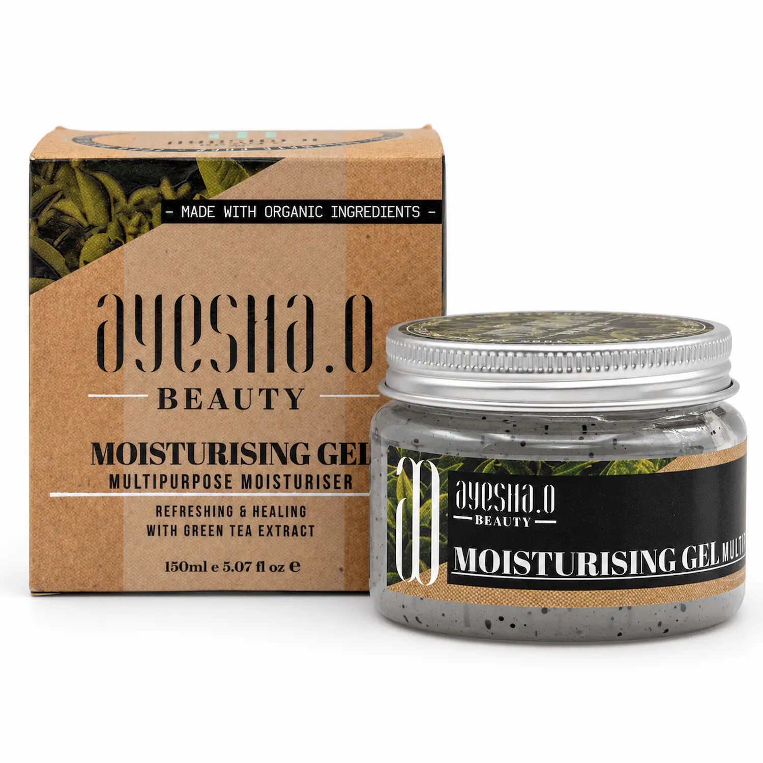 Moisturizing Gel - Multipurpose Aloe Vera Gel with Green Tea | AO Beauty