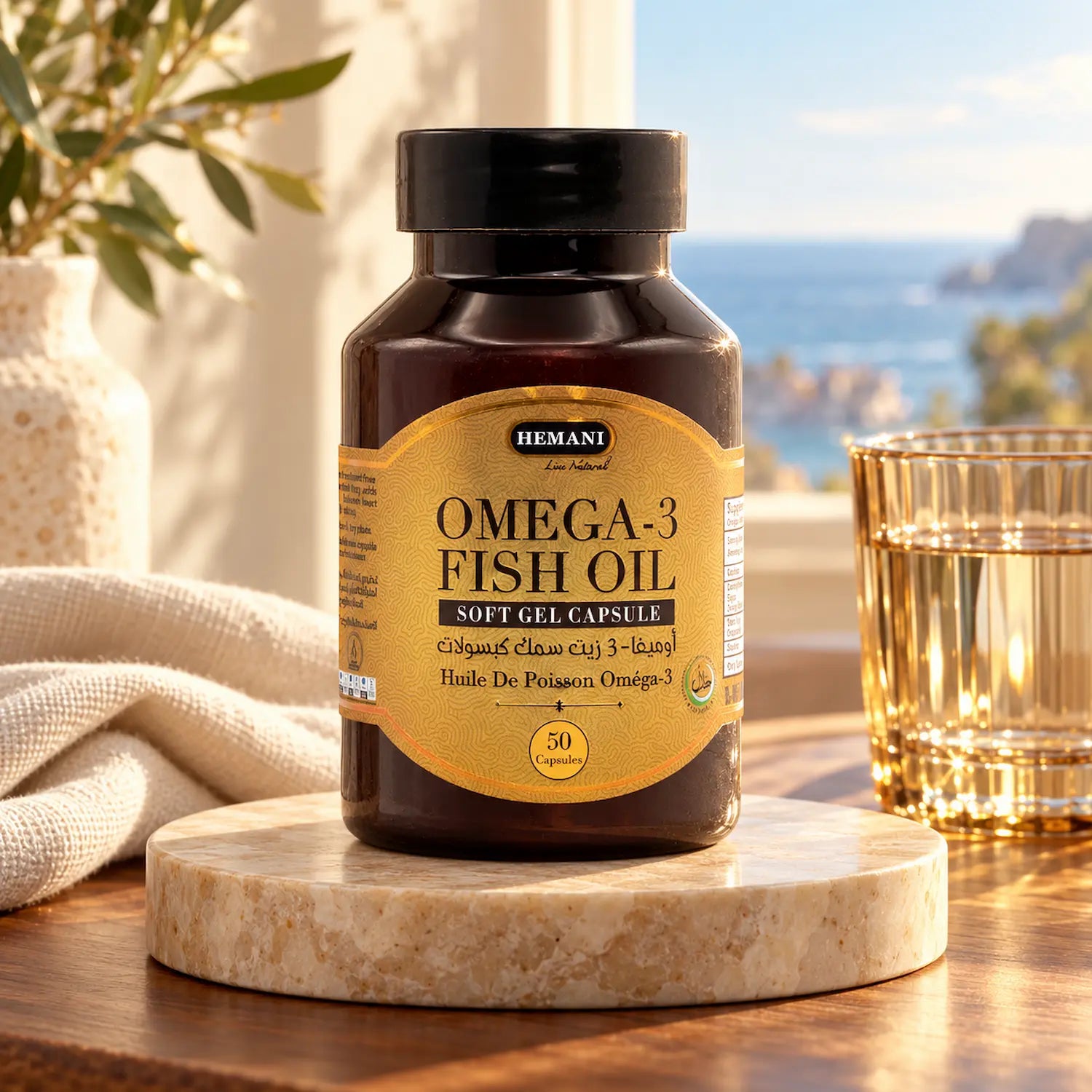 Omega-3 Fish Oil Soft Gel Capsule