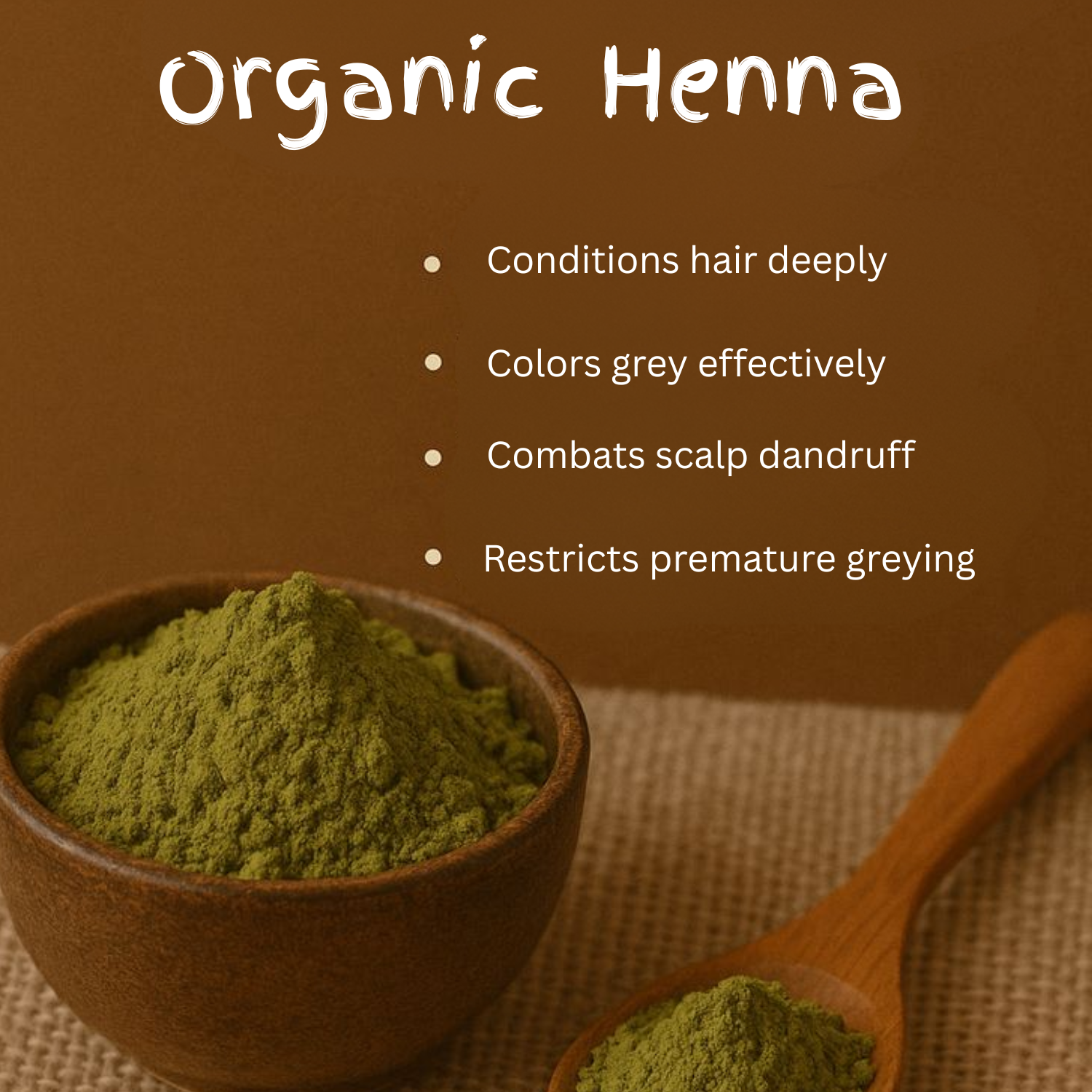 Organic Henna for Hair 100g - Black