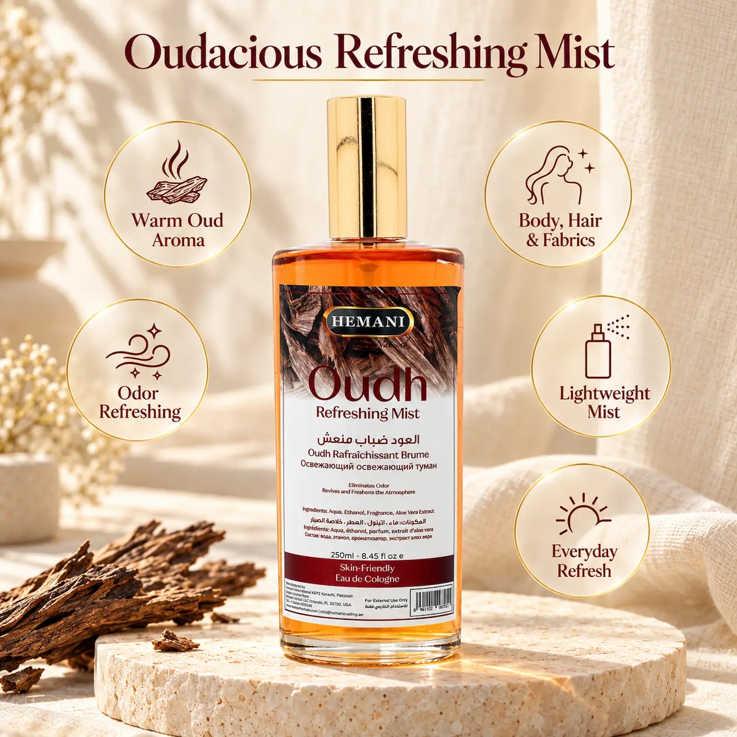 Oudacious Refreshing Mist