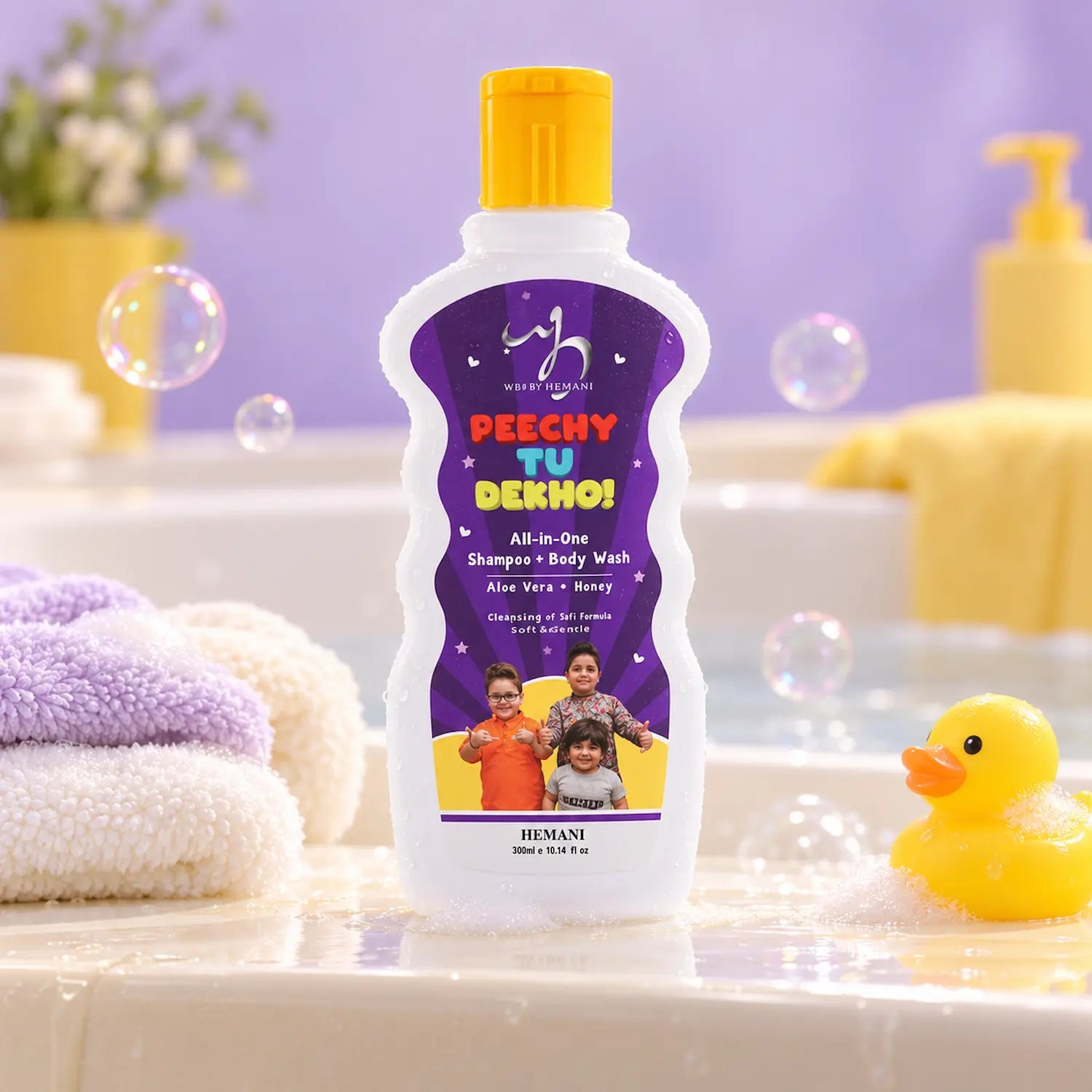 Peechy Tu Dekho All in One Shampoo & Body Wash 300ml