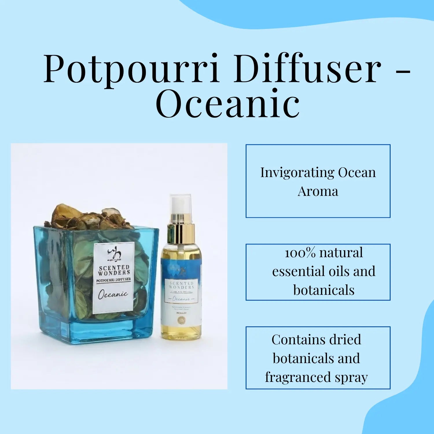 Scented Wonders Potpourri Diffuser - Oceanic