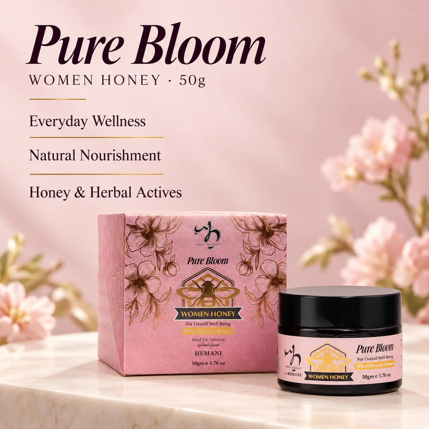 Pure Bloom Women Honey For Overall Well Being 50gm
