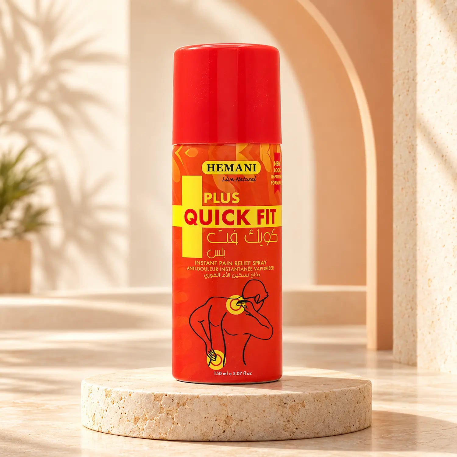 Quick Fit Plus Relief Spray 150ml