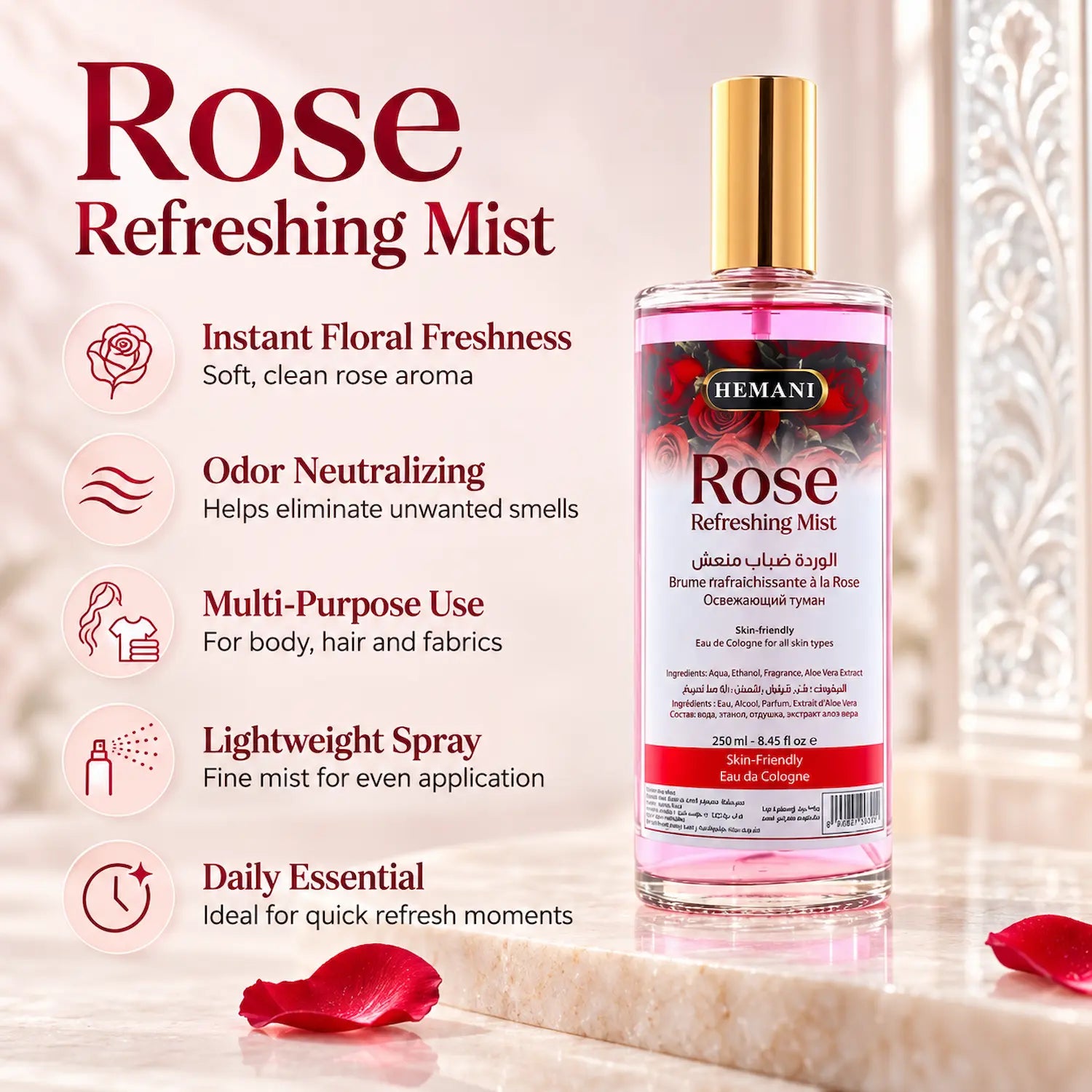 Rose Refreshing Mist 250ml
