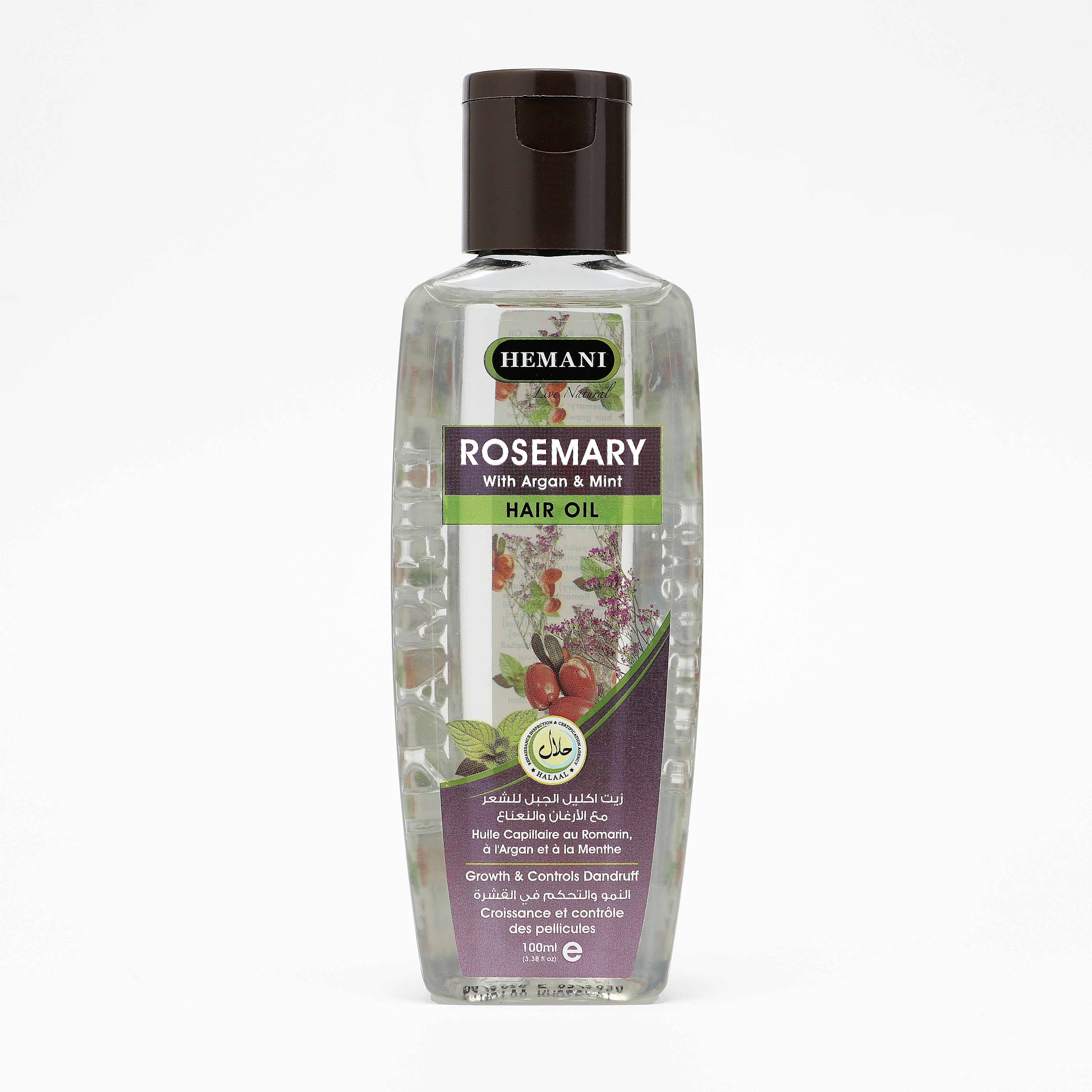 Rosemary Hair Oil with Argan & Mint 100ml