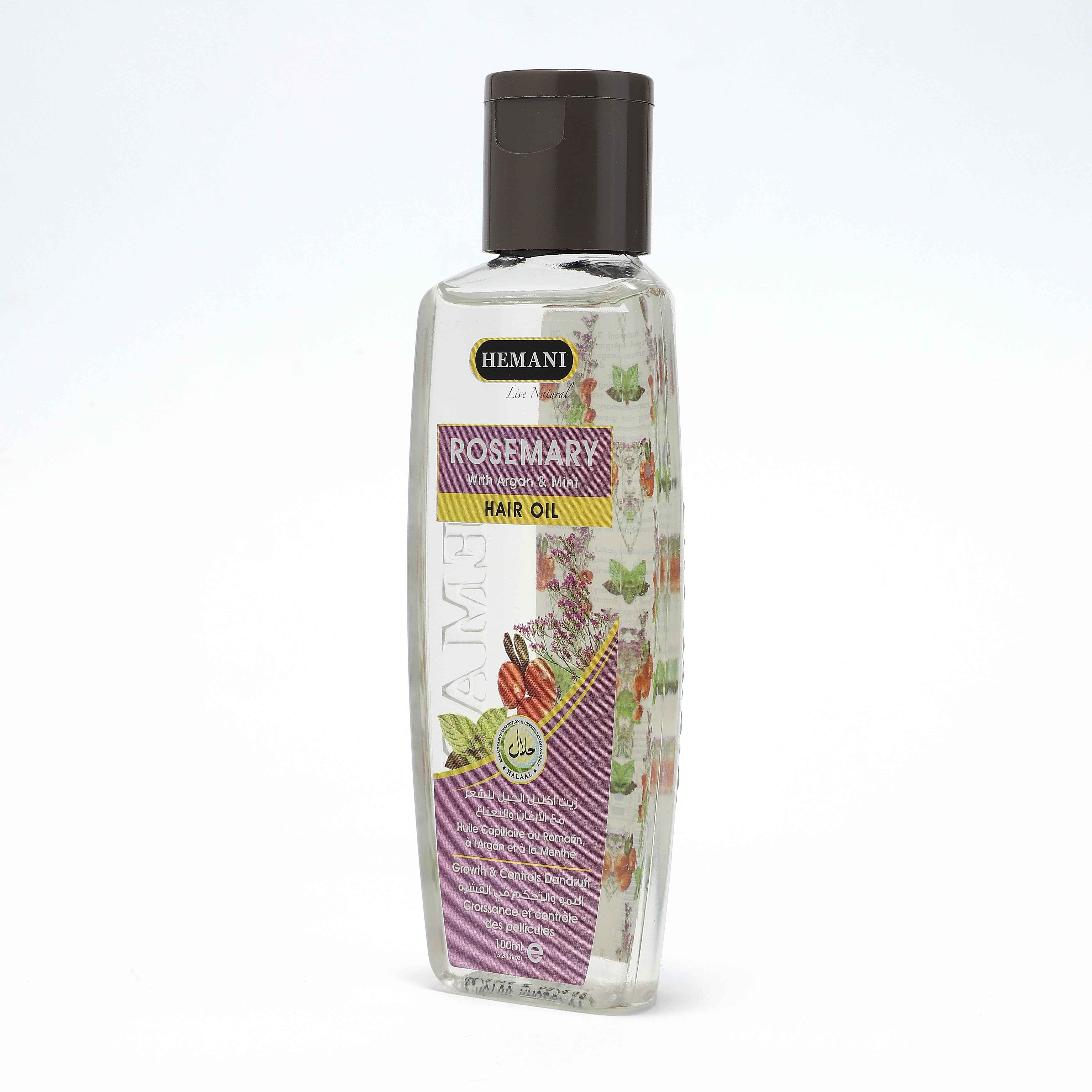 Rosemary Hair Oil with Argan & Mint 100ml