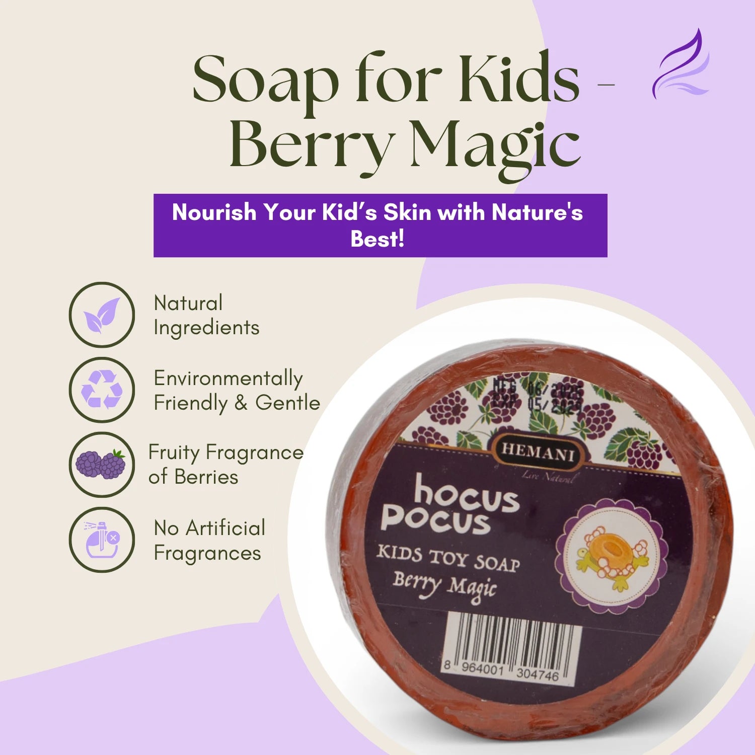 Soap for Kids - Berry Magic 125g