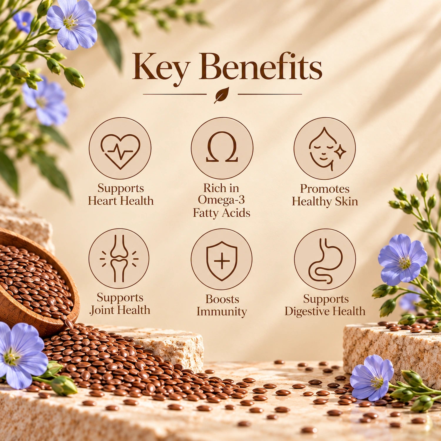 Herbal Oil Capsule - Flaxseed with Omega 3