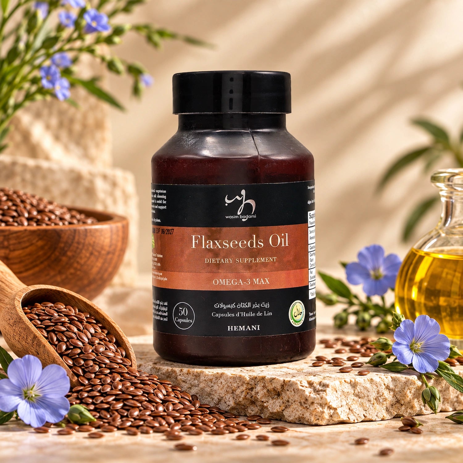 Herbal Oil Capsule - Flaxseed with Omega 3
