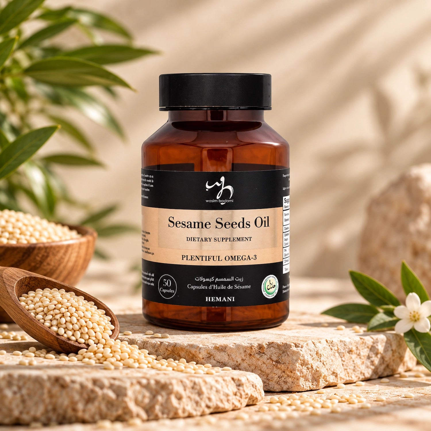 WB Herbal Oil Capsule - Sesame Seed with Vitamin E & Omega 3