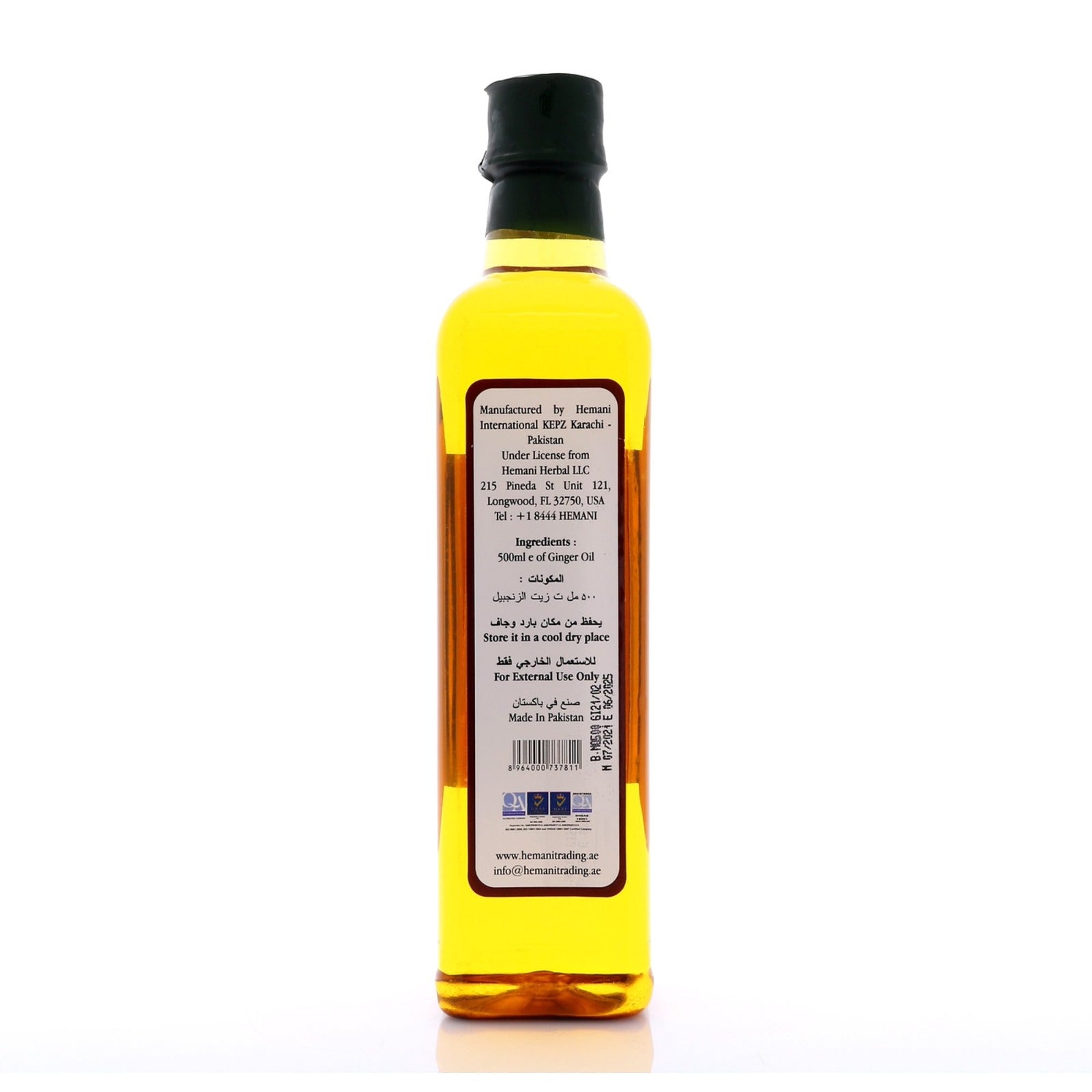 Ginger Herbal Oil 500ml