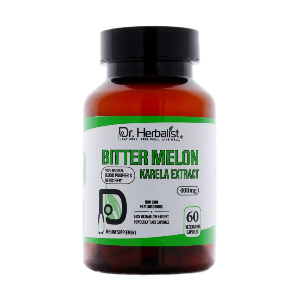 Dr. Herbalist Bitter Melon 400mg Dietary Supplement Capsule