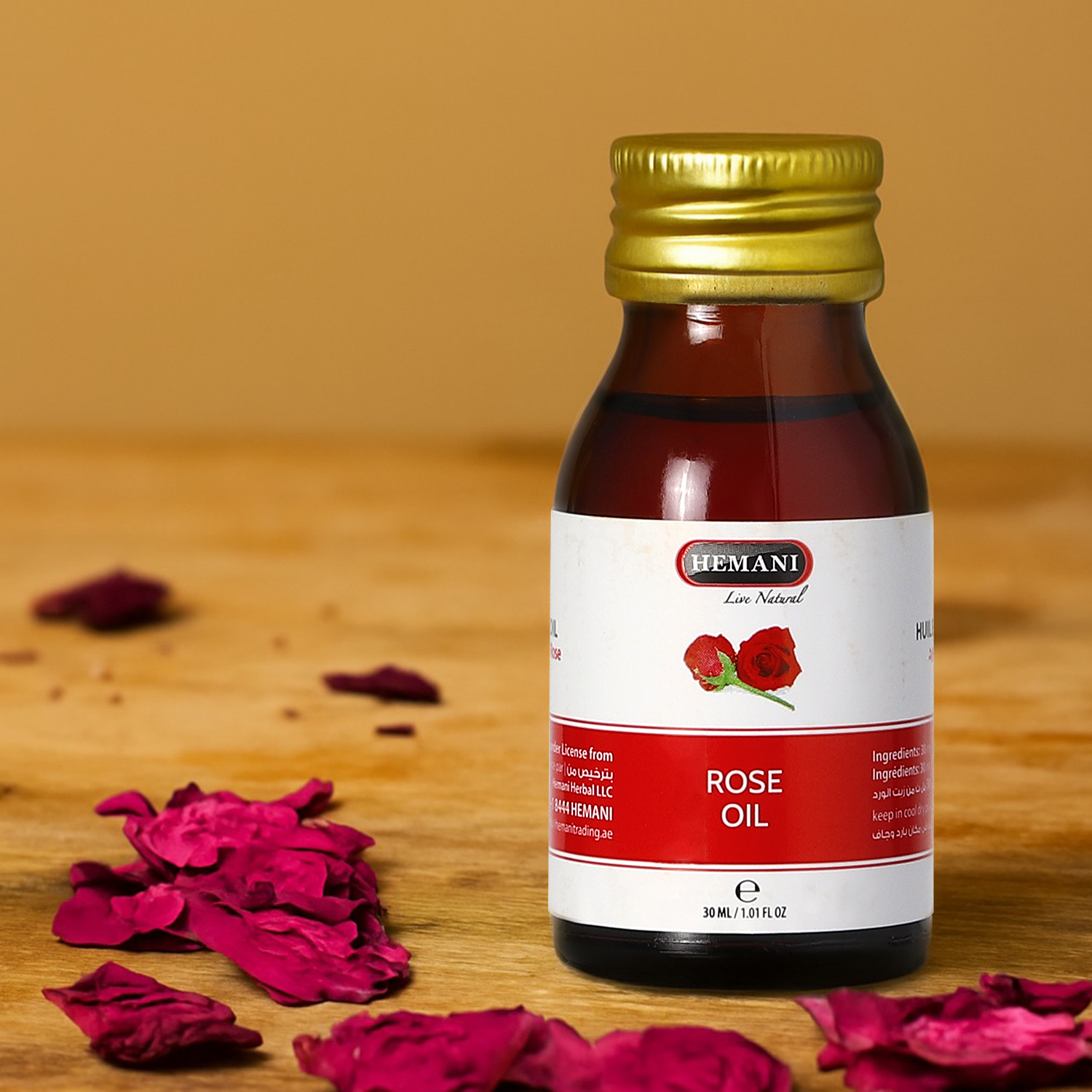 Beautiful Herbal Oil for Hairs - Rose By Hemani Herbal