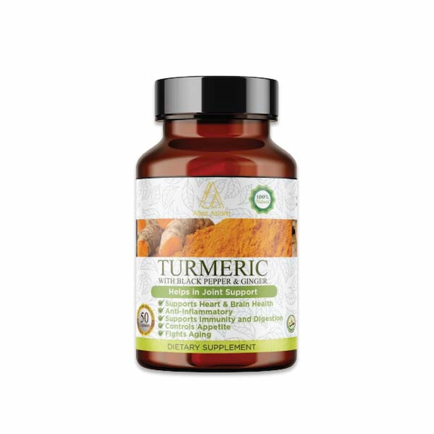 Herbal Dietary Supplement – Turmeric with Black Pepper & Ginger Oil Capsule| Aijaz Aslam