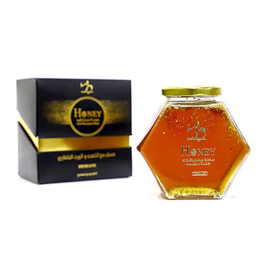 Rose Honey with Gold Flakes  |  WB by Hemani 