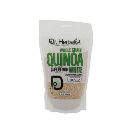 Whole Grain White Quinoa - 100% Natural Nutrition Booster  |  Dr Herbalist Superfood by Hemani Herbal