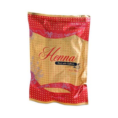 Red Natural Henna for Hair & Skin with Saffron Fragrance