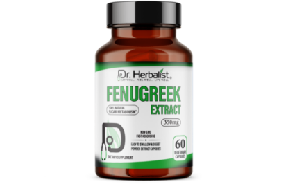 Fenugreek 450mg Dietary Supplement - Powder Extract Capsule | Dr Herbalist | HEMANI