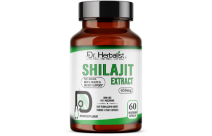 Shilajit 450mg Dietary Supplement - Powder Extract Capsule | Dr Herbalist | HEMANI