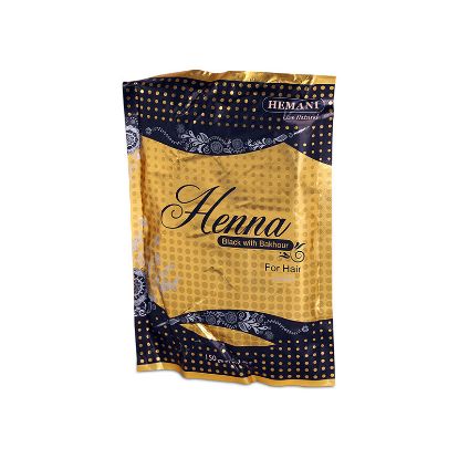 Hemani Black Natural Henna 150g with Bakhoor fragrance