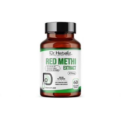 Red Methi 450mg Dietary Supplement - Powder Extract Capsule | Dr Herbalist | HEMANI	